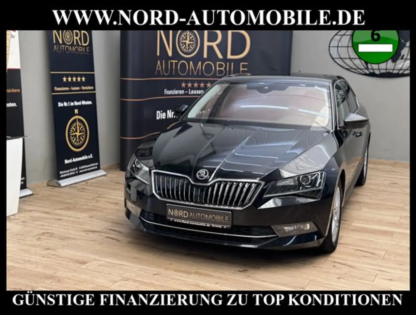 Skoda Superb 2.0 TDI DSG Limo Leder/Navi/Xen/Kamera Premium Edi Negru - 1