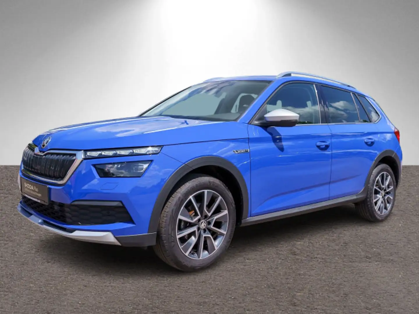 Skoda Kamiq Scoutline 1,5 TSI DSG LED NAVI RFK PDC SHZ Blau - 1