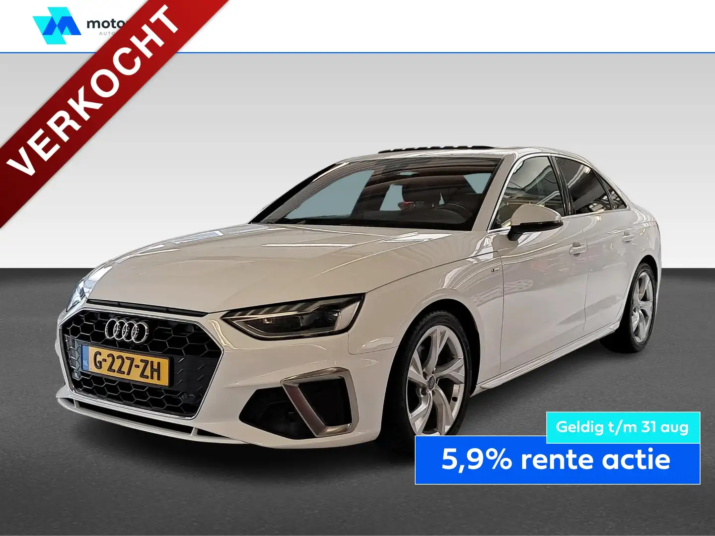 Audi A4 35 TFSI 150pk S tronic Launch Edition Sport / Schu Blanc - 1