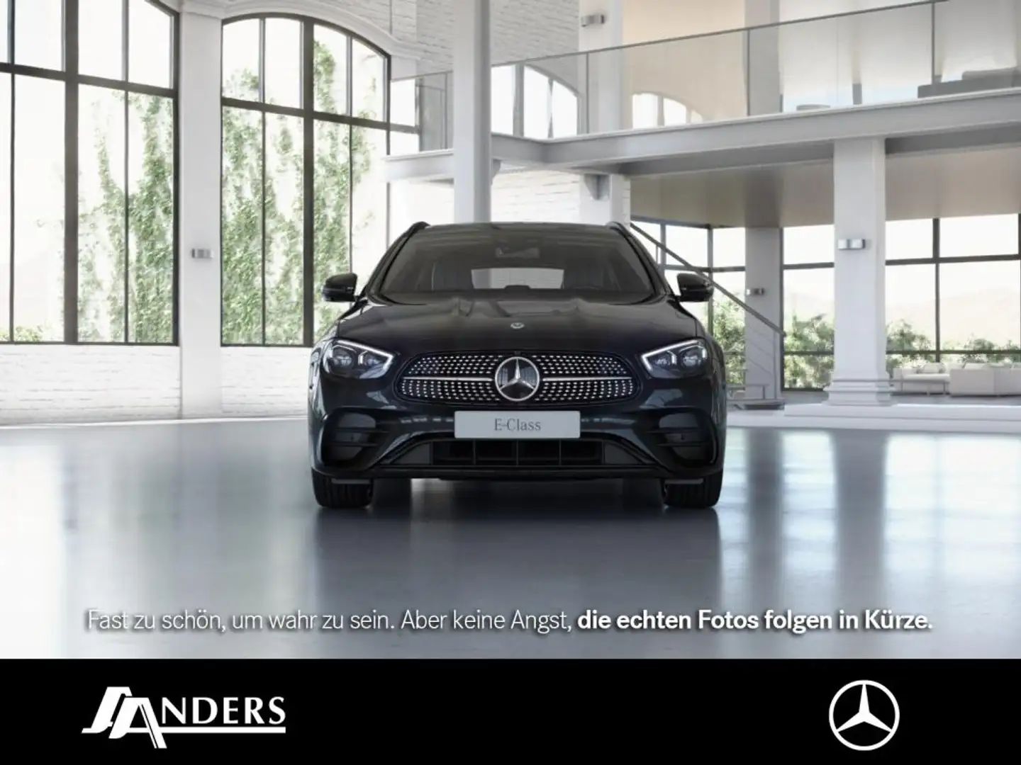 Mercedes-Benz E 400 d 4M T AMG+AHK+Massage+Distr+Pano+LED+Burm Black - 2