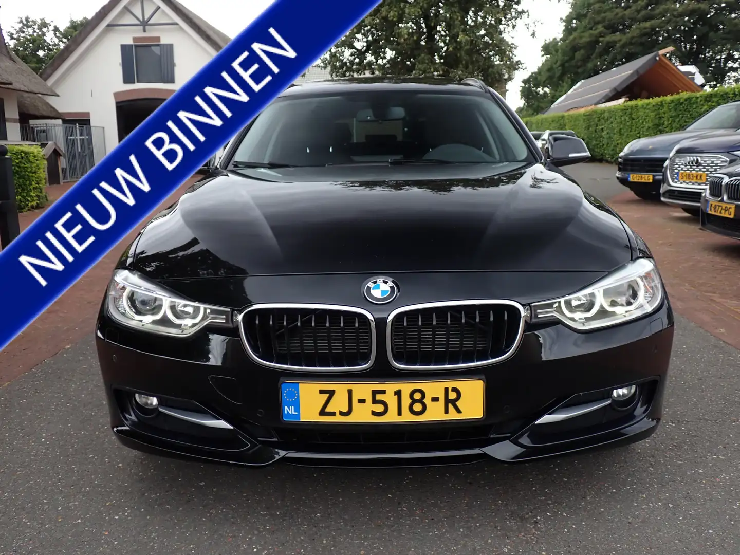 BMW 318 3-serie Touring 318D SPORTLINE PANODAK/SPORTLEER/C Schwarz - 2