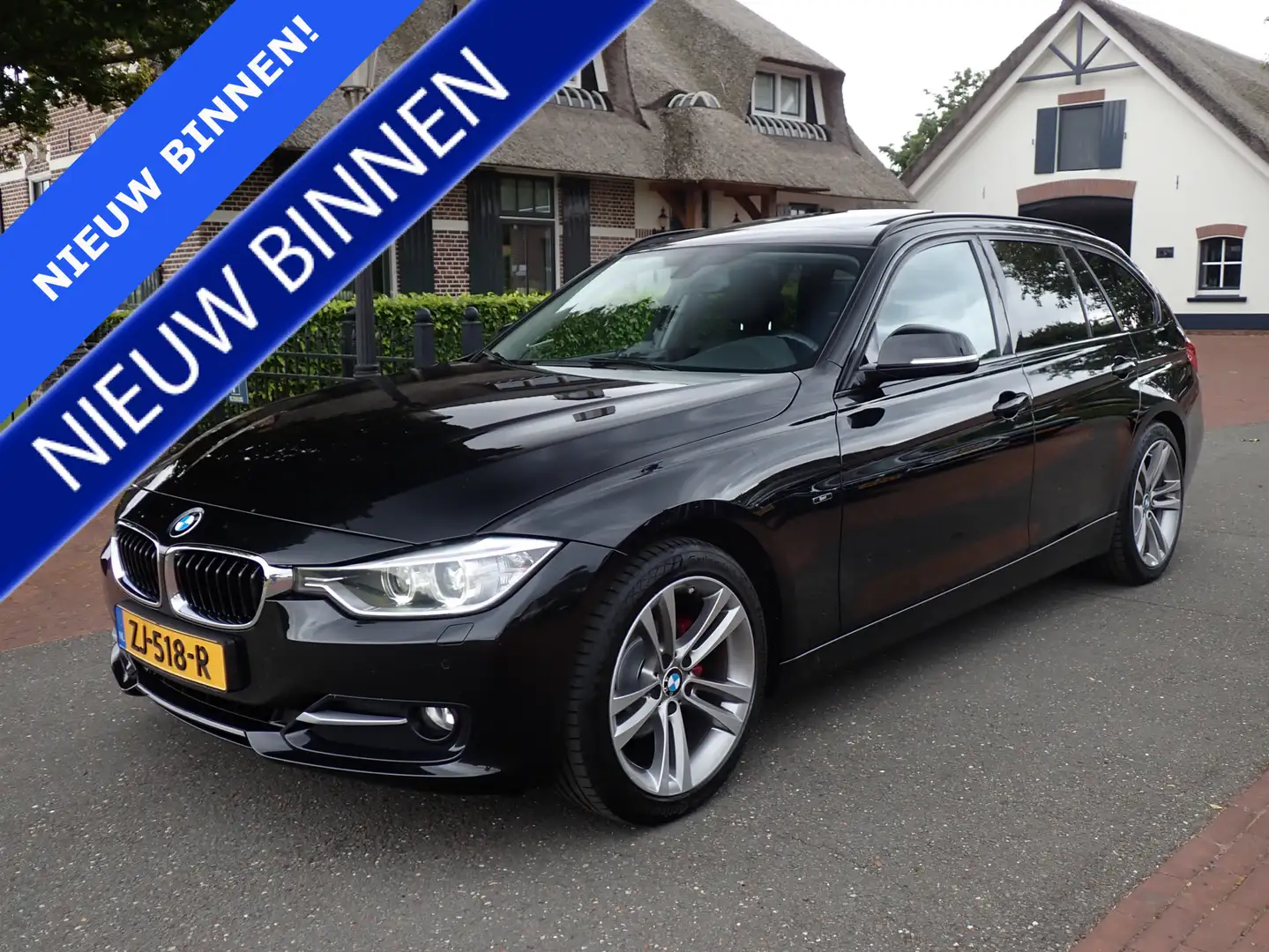 BMW 318 3-serie Touring 318D SPORTLINE PANODAK/SPORTLEER/C Schwarz - 1
