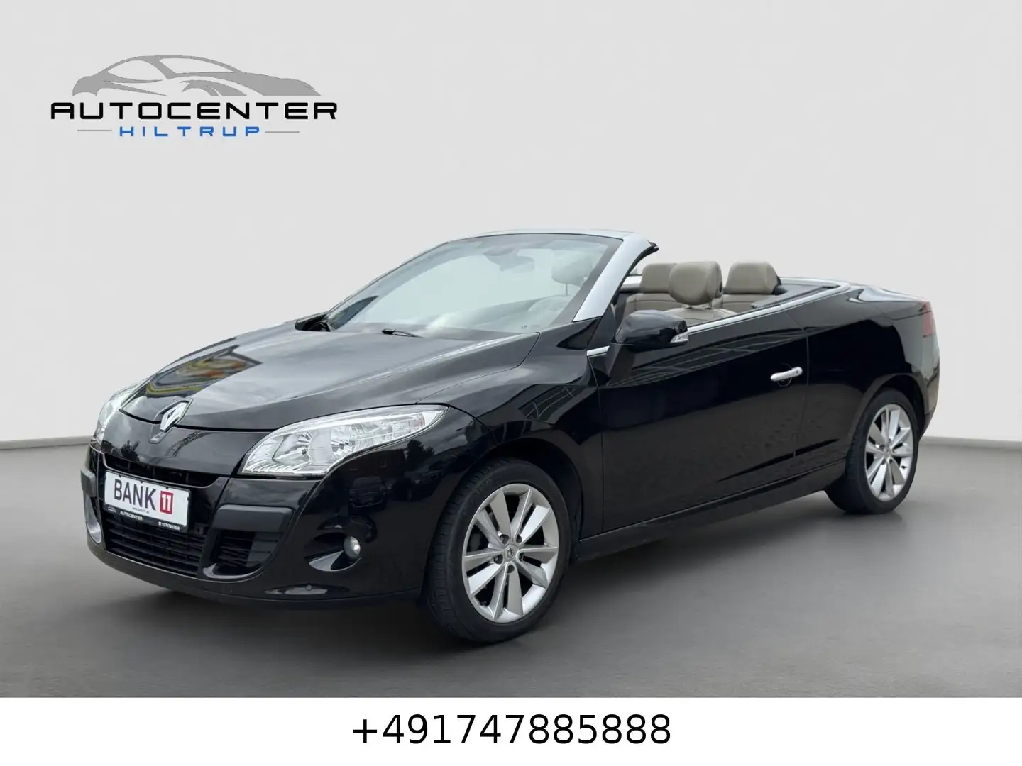 Renault Megane III Cabrio Luxe/Leder/Navi/EU5/8x ALU/SHZ Negro - 1