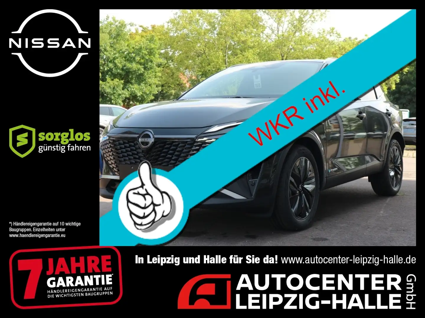 Nissan Qashqai TEKNA 1.5 e-POWER 4x2 WKR inkl. Zwart - 1