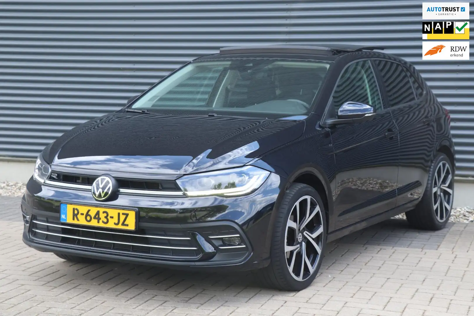 Volkswagen Polo 1.0 TSI R-Line | PANO - DEALER OND - VOL! Noir - 1