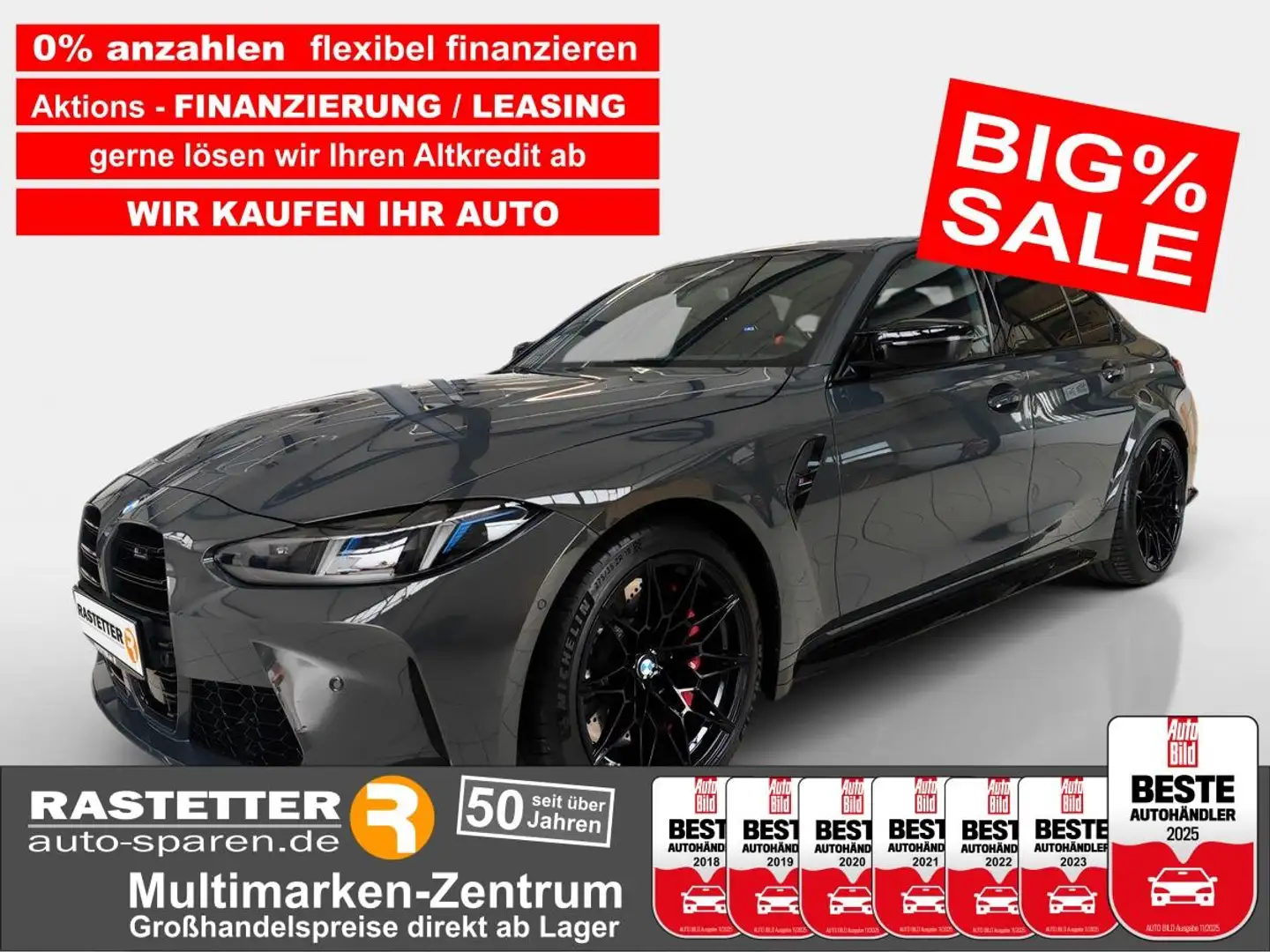 BMW M3 Competition Carbon+DriveAssistProf+Innovation+Sitz Grau - 1