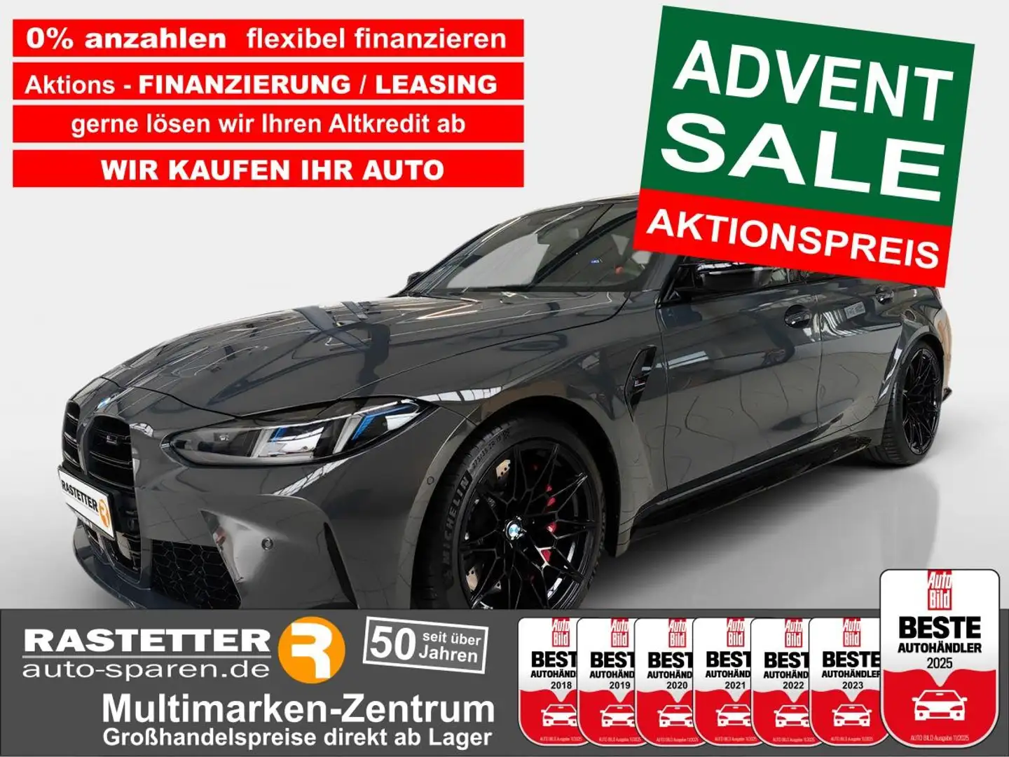 BMW M3 Competition Carbon+DriveAssistProf+Innovation+Sitz Grey - 1