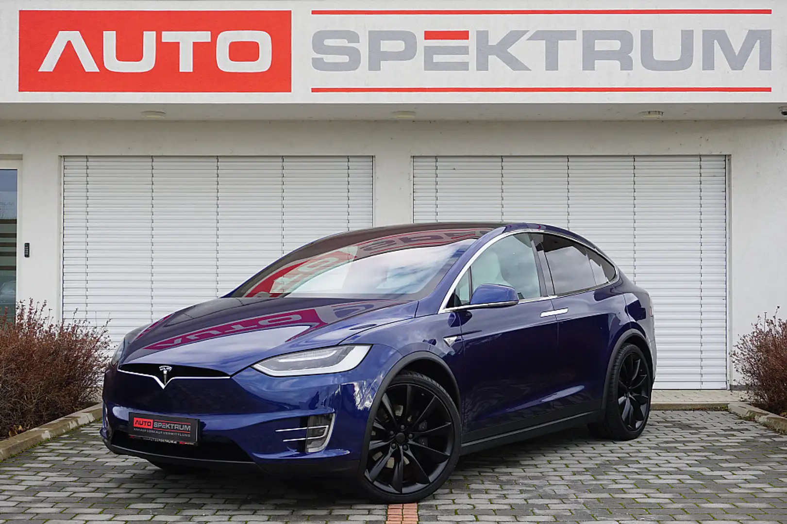 Tesla Model X 90D | € 331 mtl | MwSt. ausw. | SuC Free | 6 Sitz Bleu - 1