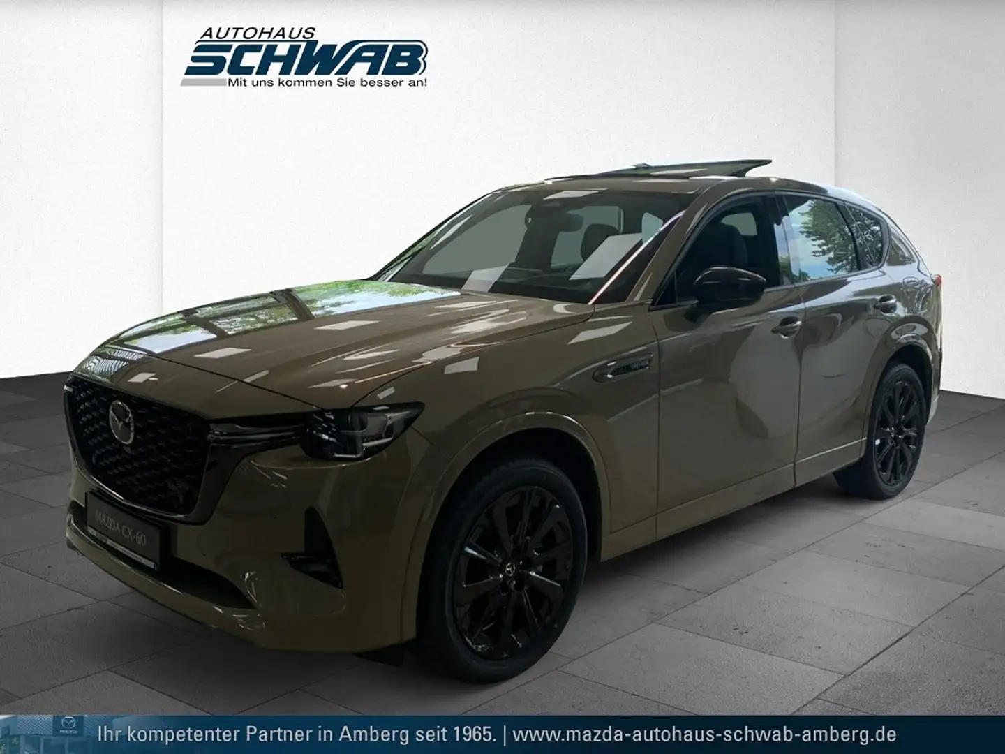 Mazda CX-60 3.3L e-SKYACTIV D 254ps 8AT AWD Homura PANO Mazda Groen - 1