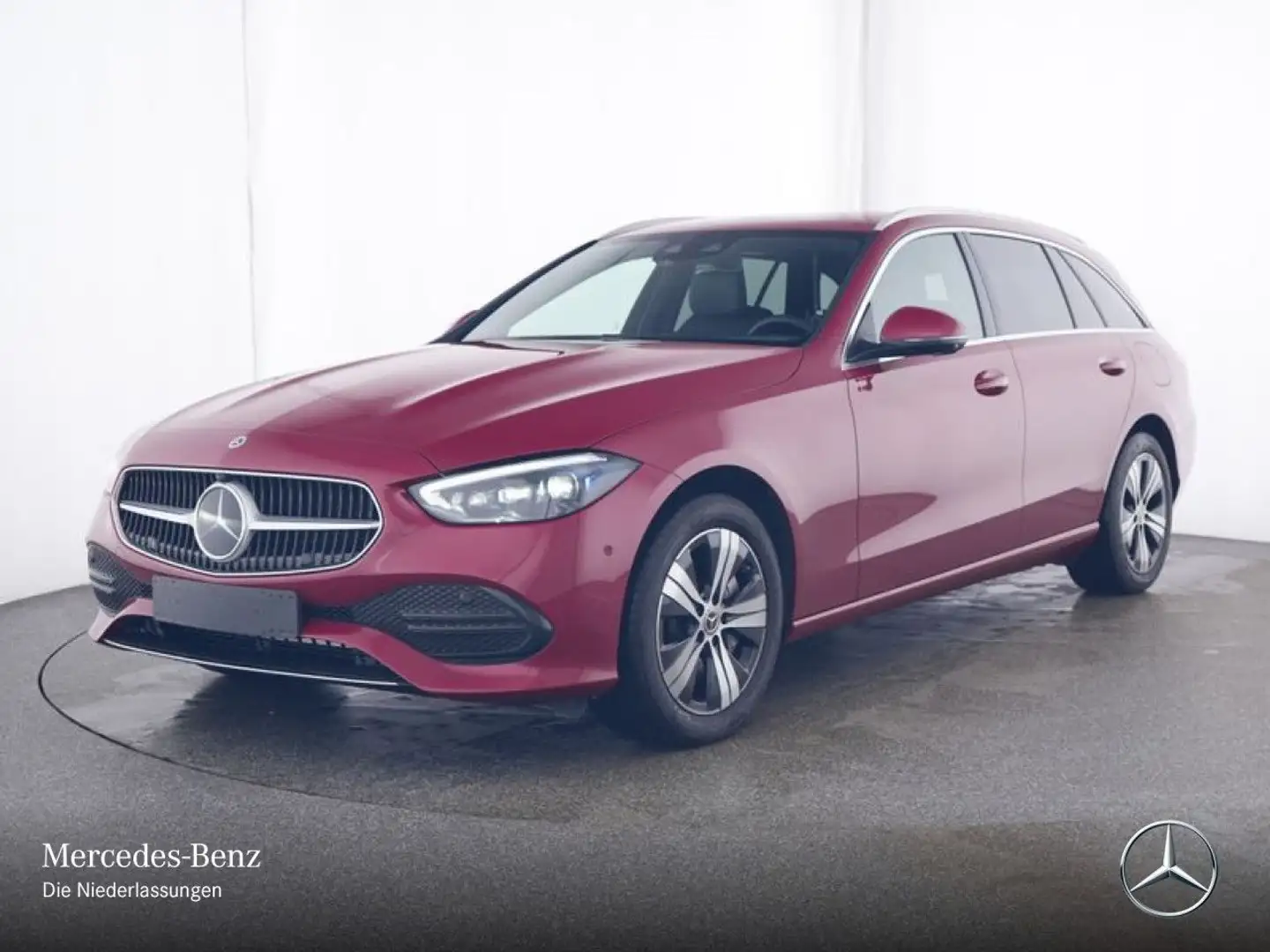Mercedes-Benz C 300 e T AVANTG+360+KEYLESS+9G Rot - 2