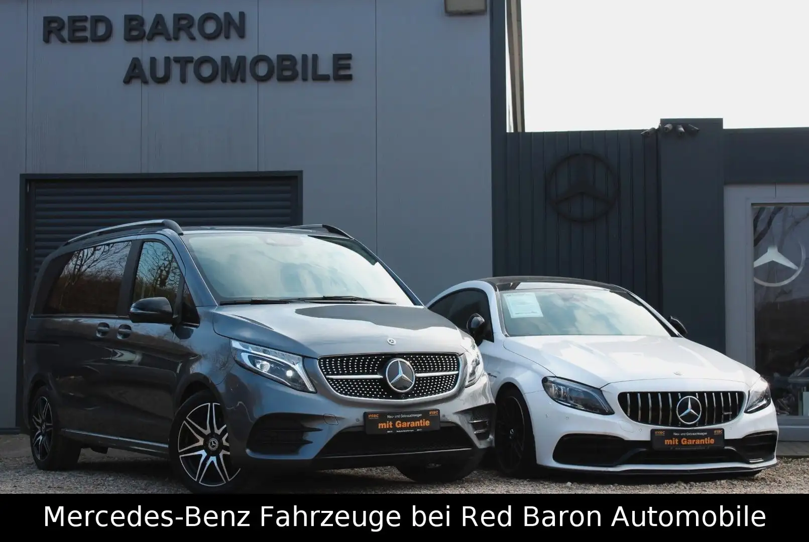 Mercedes-Benz V 300 d 9-G AMG LEDER LED 360°KAM 6-SITZER Grau - 1
