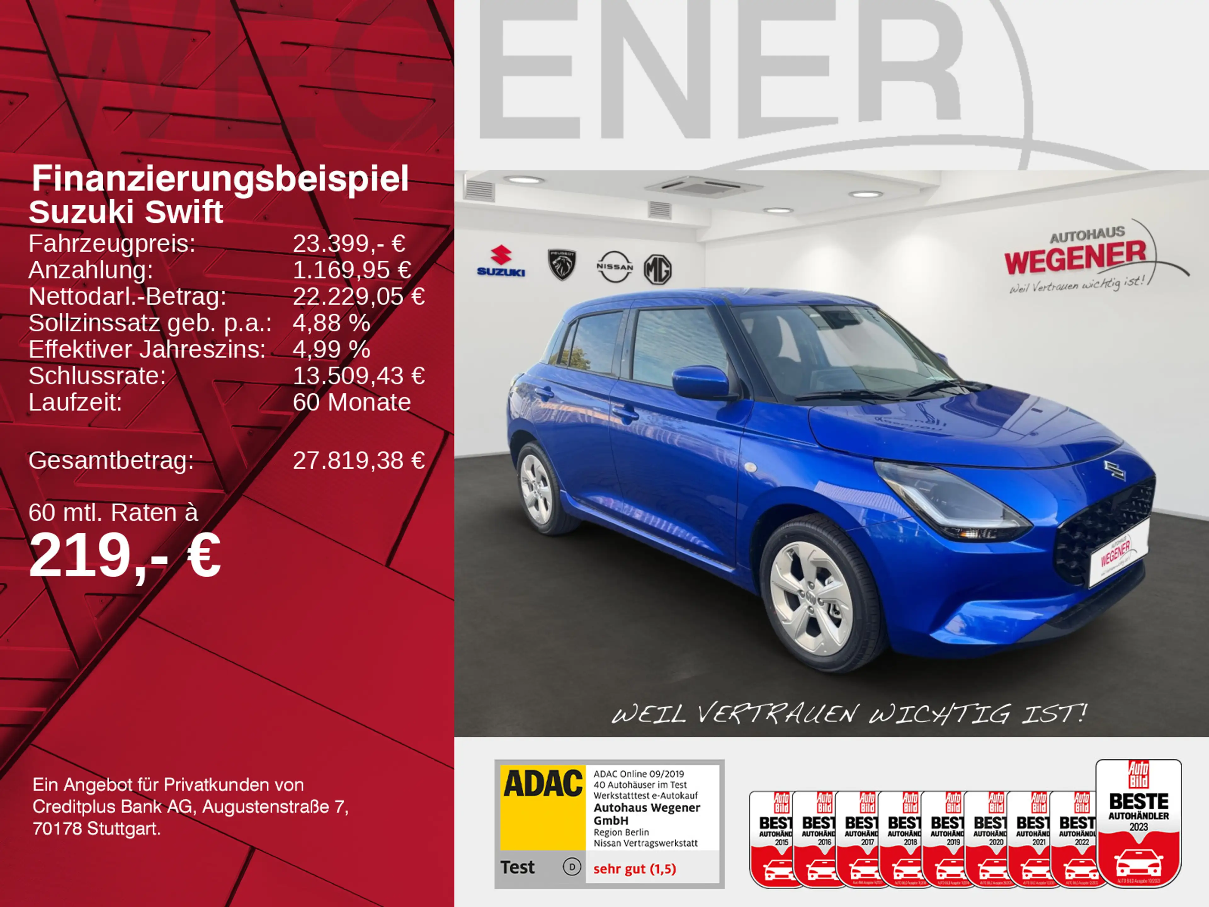 Suzuki Swift SWIFT COMFORT CVT HYBRID LED+ACC+NAVI+KAMERA+SHZ — photo 2