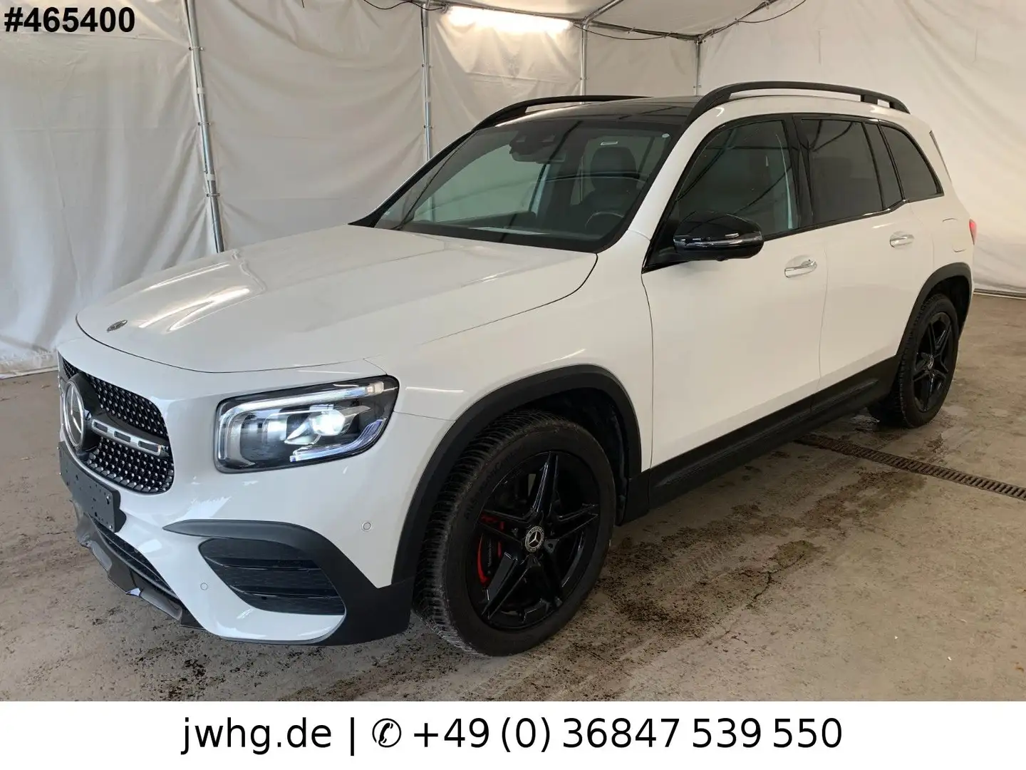 Mercedes-Benz GLB 250 4M AMG Distronic+Pano 360 Widescreen+++ Weiß - 1