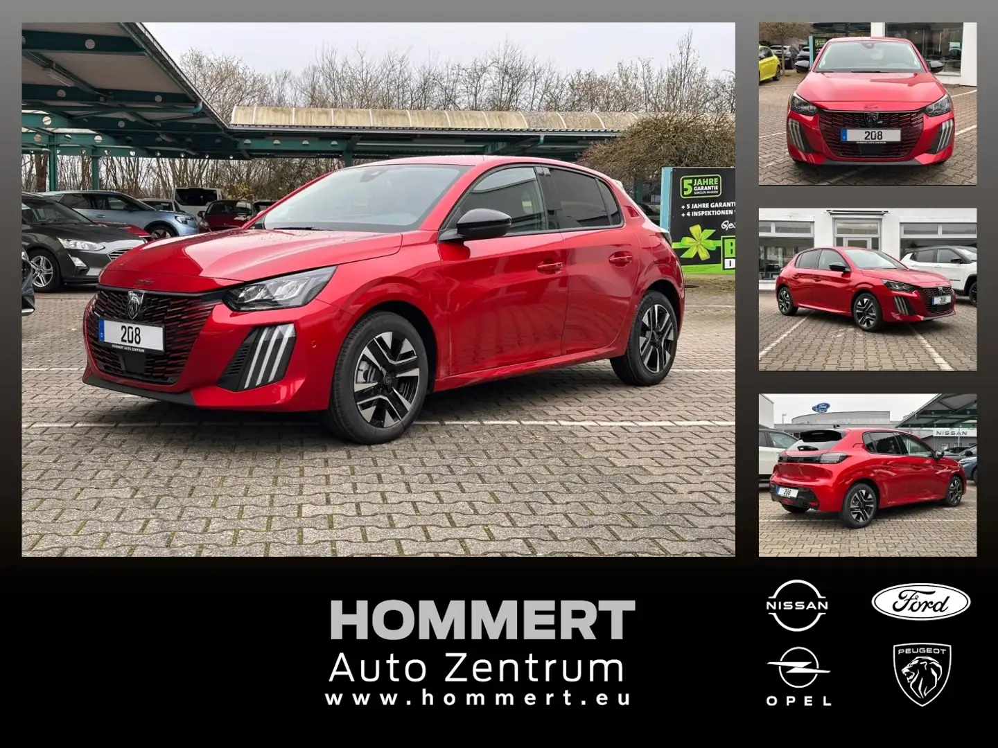 Peugeot 208 Allure 1.2 PureTech 100 *Klimaaut.*360°*Navi Rot - 1