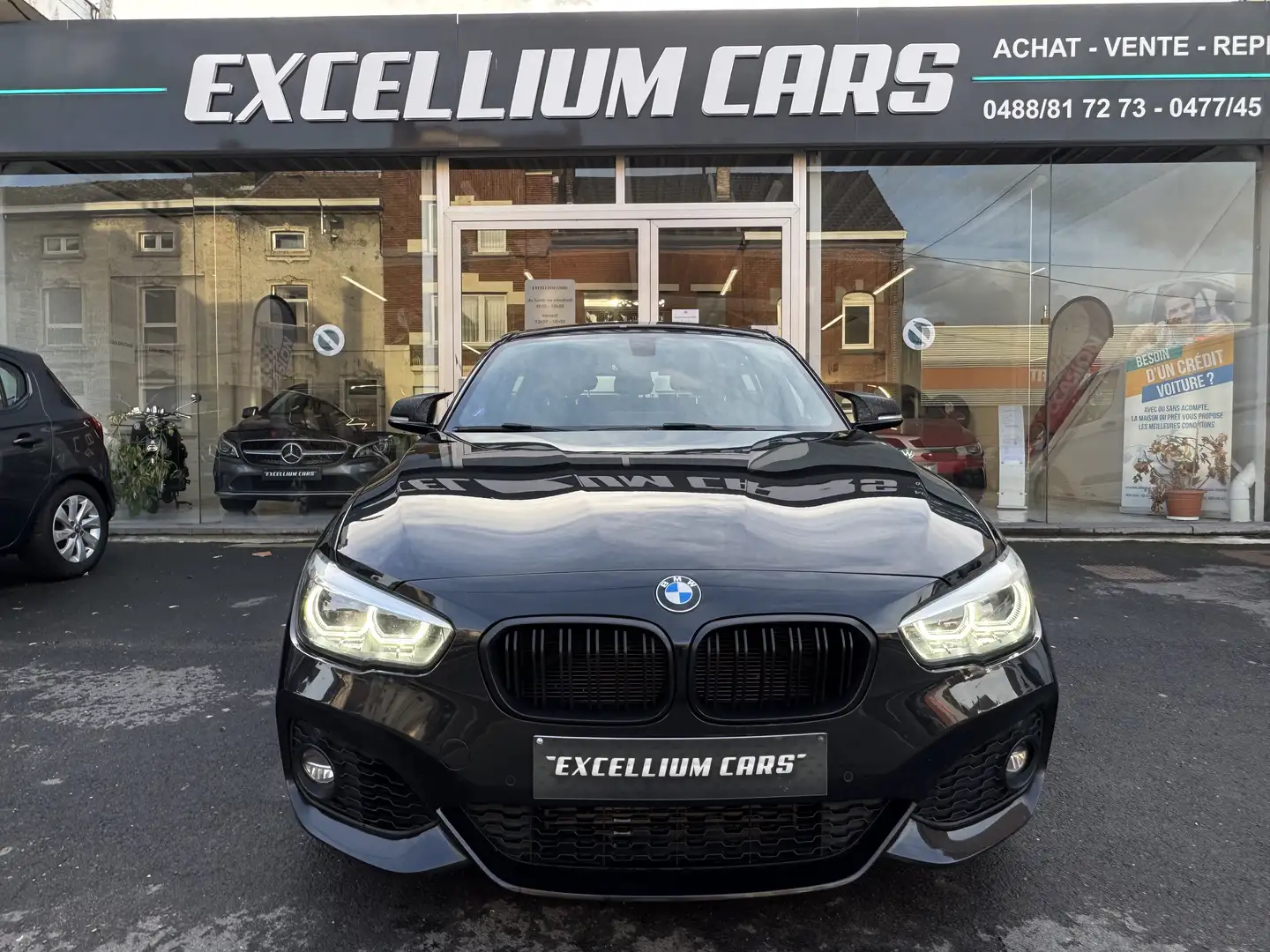 BMW 118 iA Pack-m Boite Auto Cuir Led Gps Jante Schwarz - 2