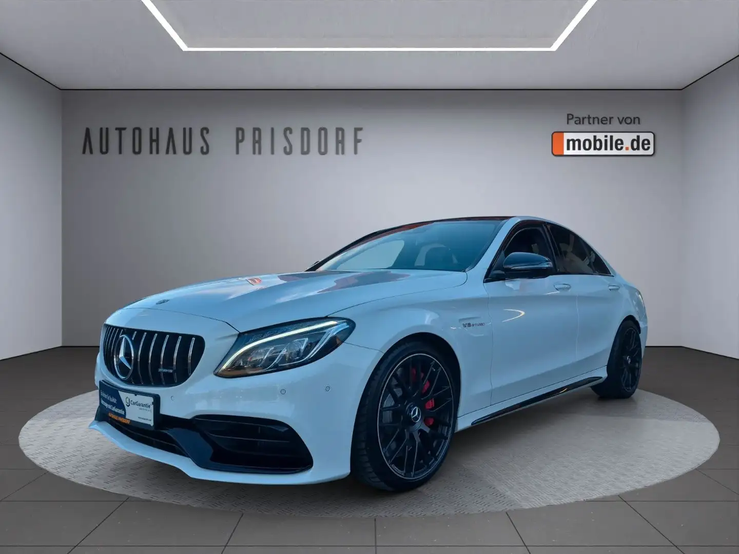 Mercedes-Benz C 63 AMG C 63s AMG Burmester/Performance Abgasanlage Bílá - 1