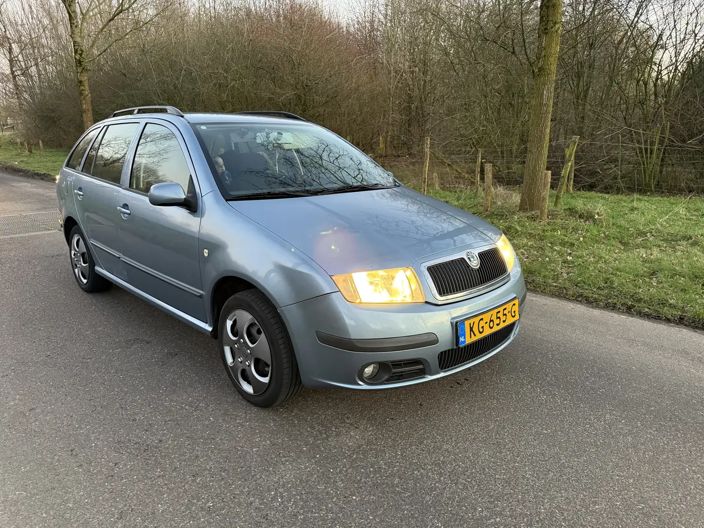 Skoda Fabia 1.4-16V Spirit+ Blauw - 2