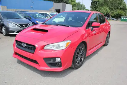 Red 2017 Subaru WRX Sedan All-Wheel Drive Manual