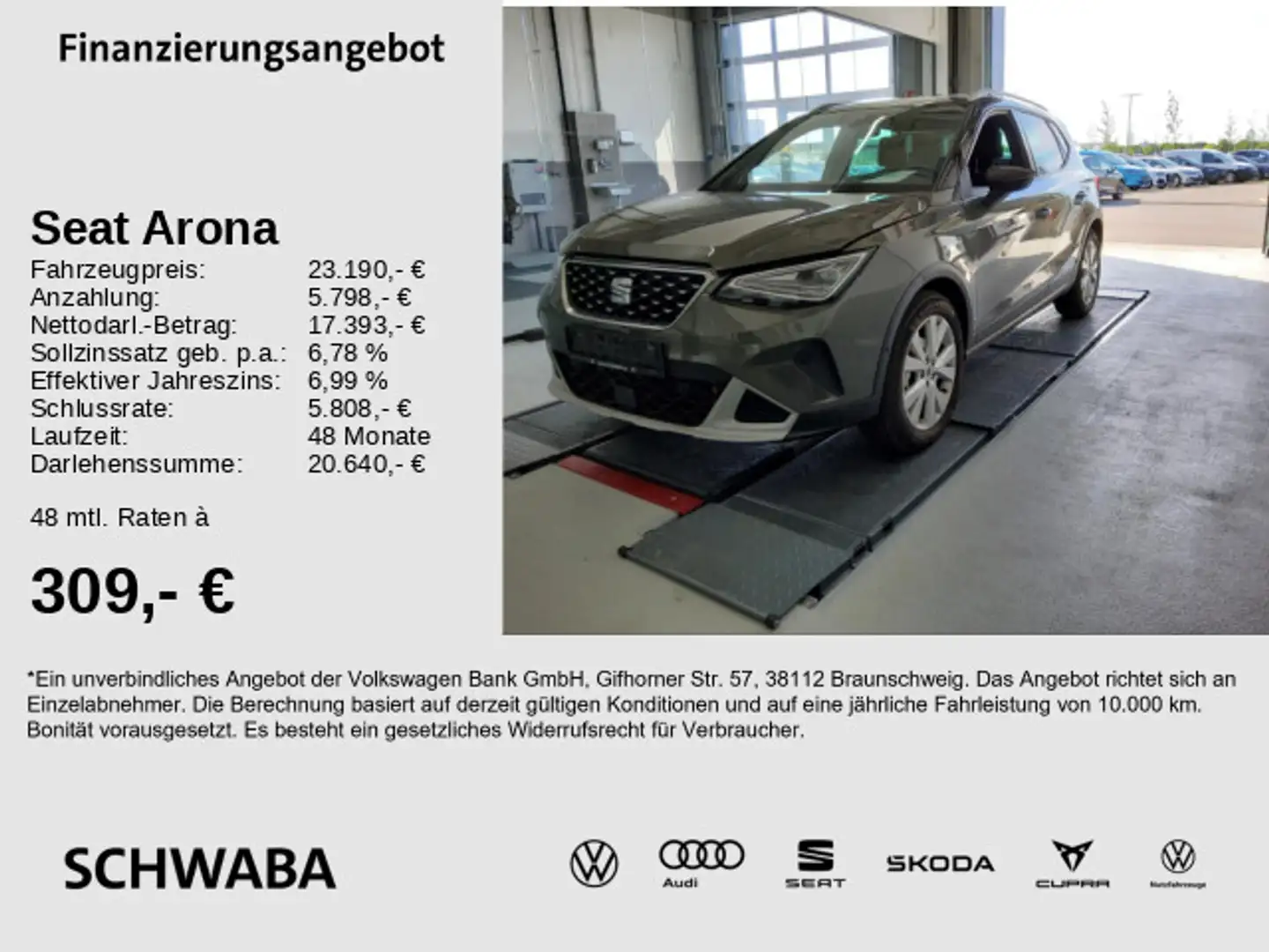 SEAT Arona Xperience 1.5 TSI DSG LED*VIRTUAL*ACC*17" Grau - 1