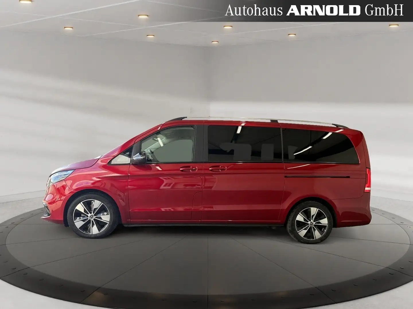 Mercedes-Benz V 300 V 300 d Avantgarde-Edt. Lang 360° 7-Si. el-Tür. Rot - 2