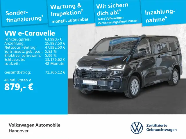 Volkswagen T7 Caravelle T7 Style AHK Navi Panoramadach