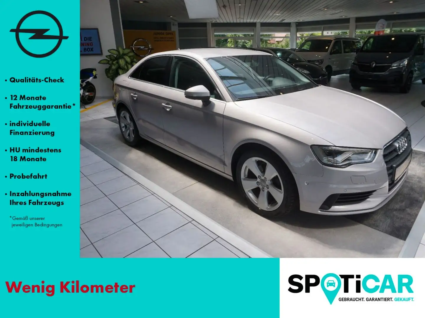 Audi A3 Lim. ambition AUTOMATIK, LED, NAVI, 2x PDC Grau - 1