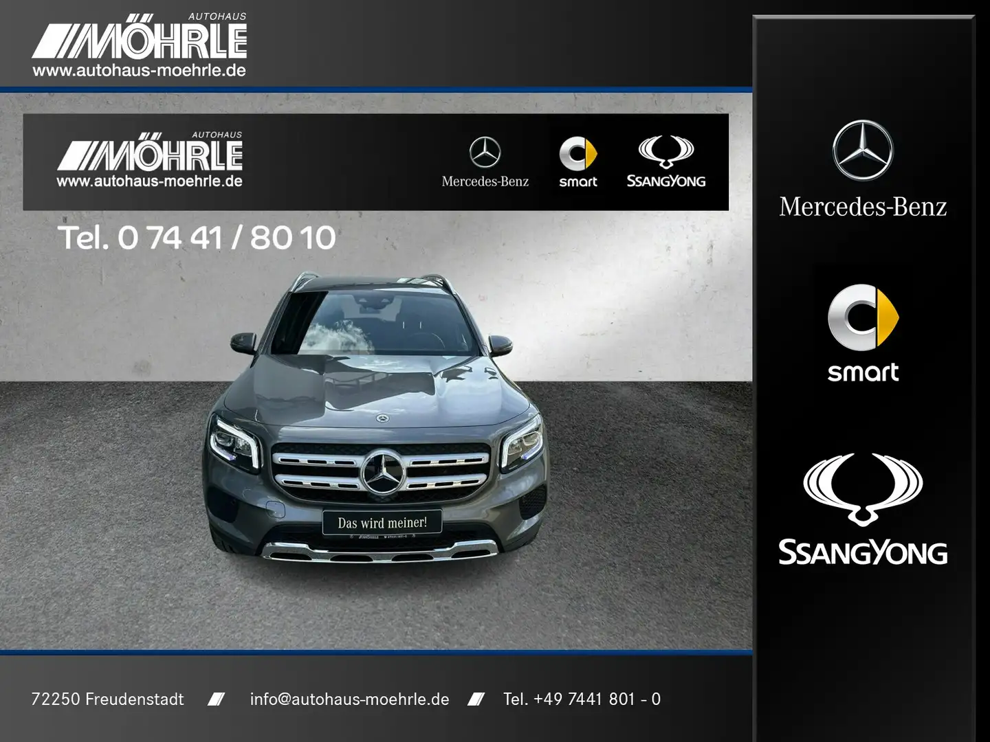 Mercedes-Benz GLB 200 GLB 200 4MATIC Progressive Rückfahrkamera LED BC Grau - 1
