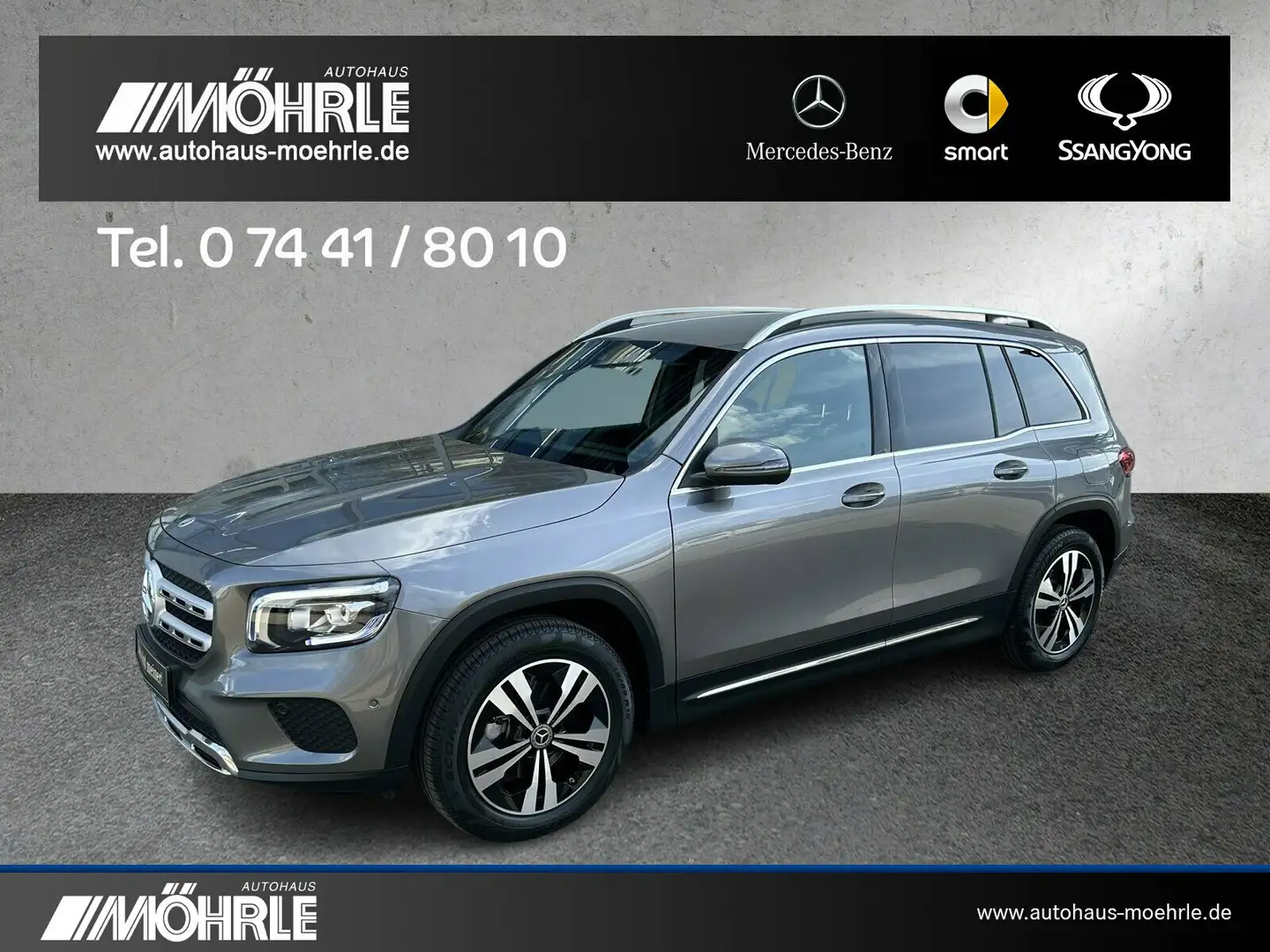 Mercedes-Benz GLB 200 GLB 200 4MATIC Progressive Rückfahrkamera LED BC Grau - 2