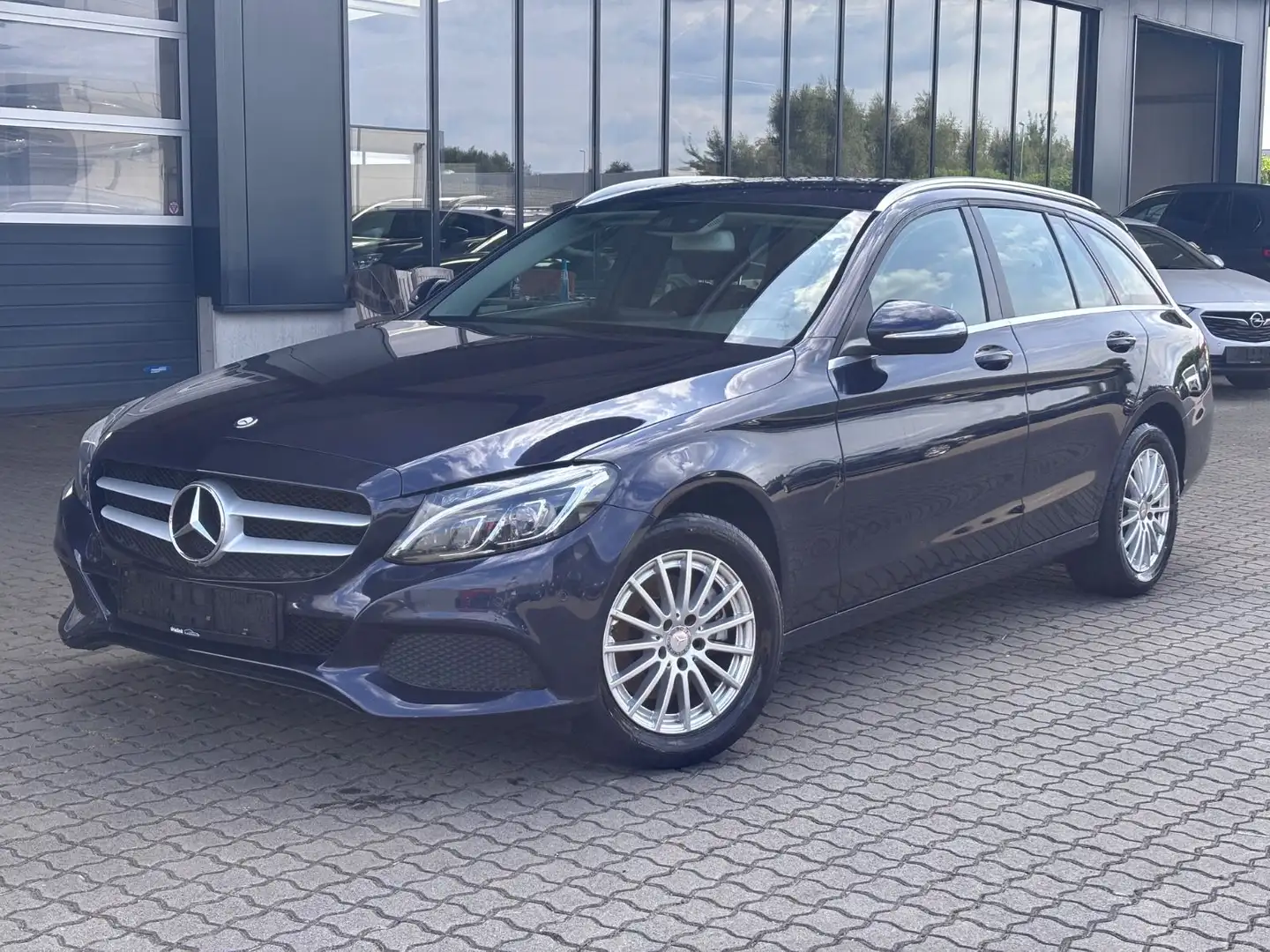 Mercedes-Benz C 220 d  T-Modell-LED-Navi-Leder-Eur6 Blau - 1