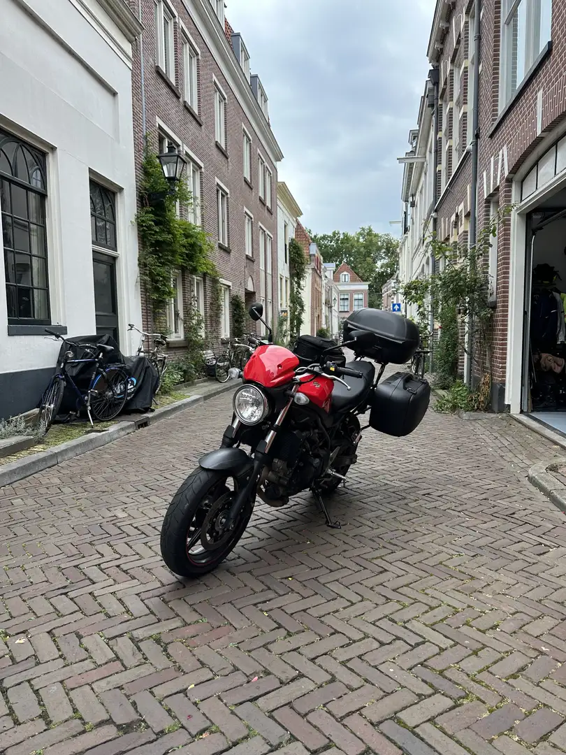 Suzuki SV 650 Suzuki SV 650 A2 8100km inc. kofferset en tanktas Rojo - 2