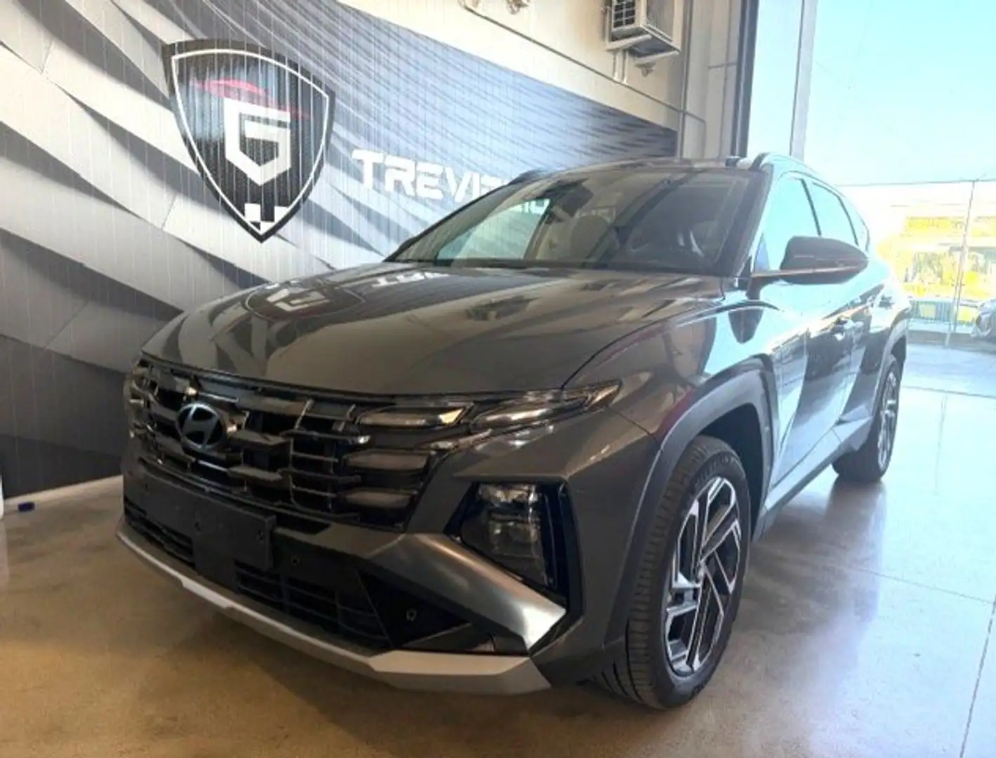 Hyundai TUCSON 1.6 hev Exellence KM ZERO PRONTA CONSEGNA Gris - 1