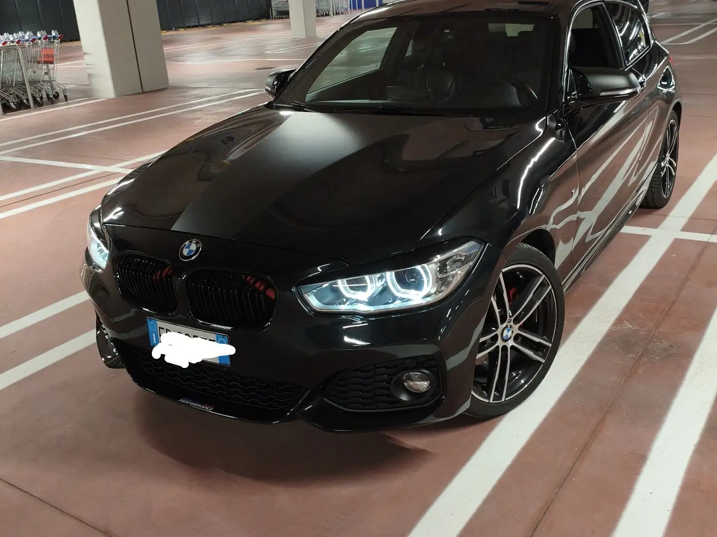 BMW 120 120d Msport Total black edition Nero - 1