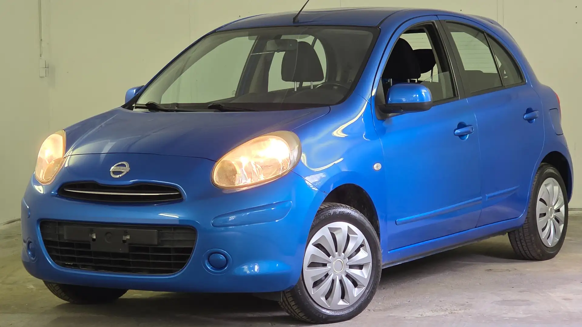 Nissan Micra / 1.2i / 1er Proprio / Airco / Garantie 12mois / Blauw - 1
