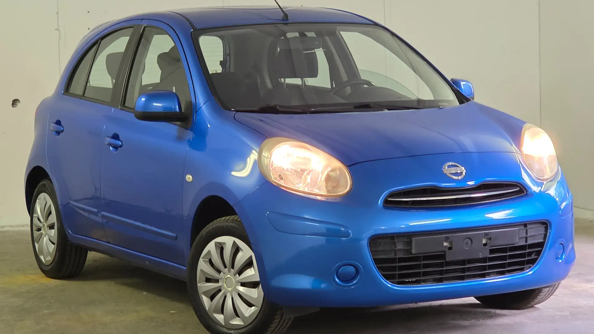 Nissan Micra / 1.2i / 1er Proprio / Airco / Garantie 12mois / Blauw - 2