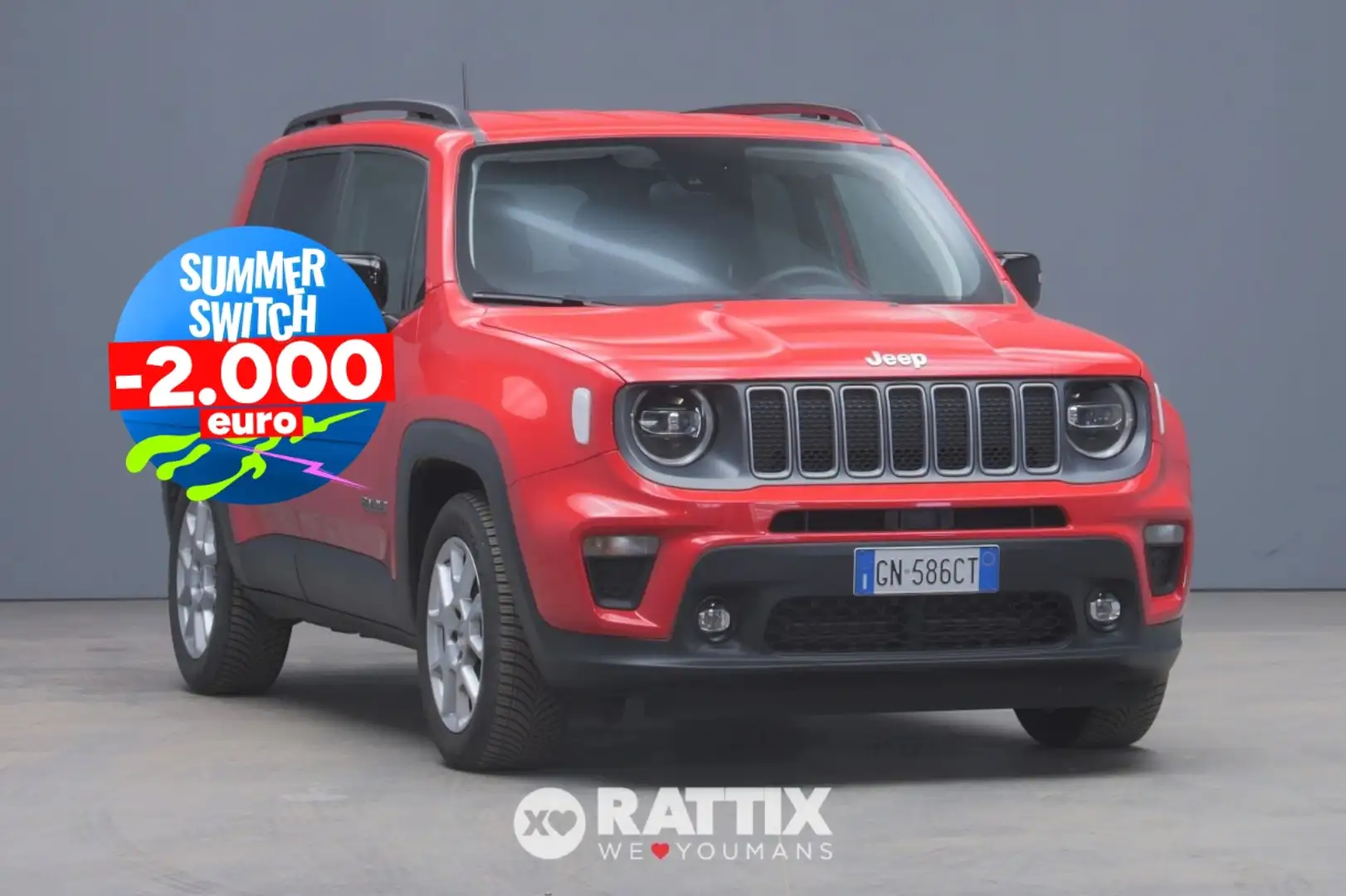 Jeep Renegade 1.6 MJT 130CV Limited Rosso - 1