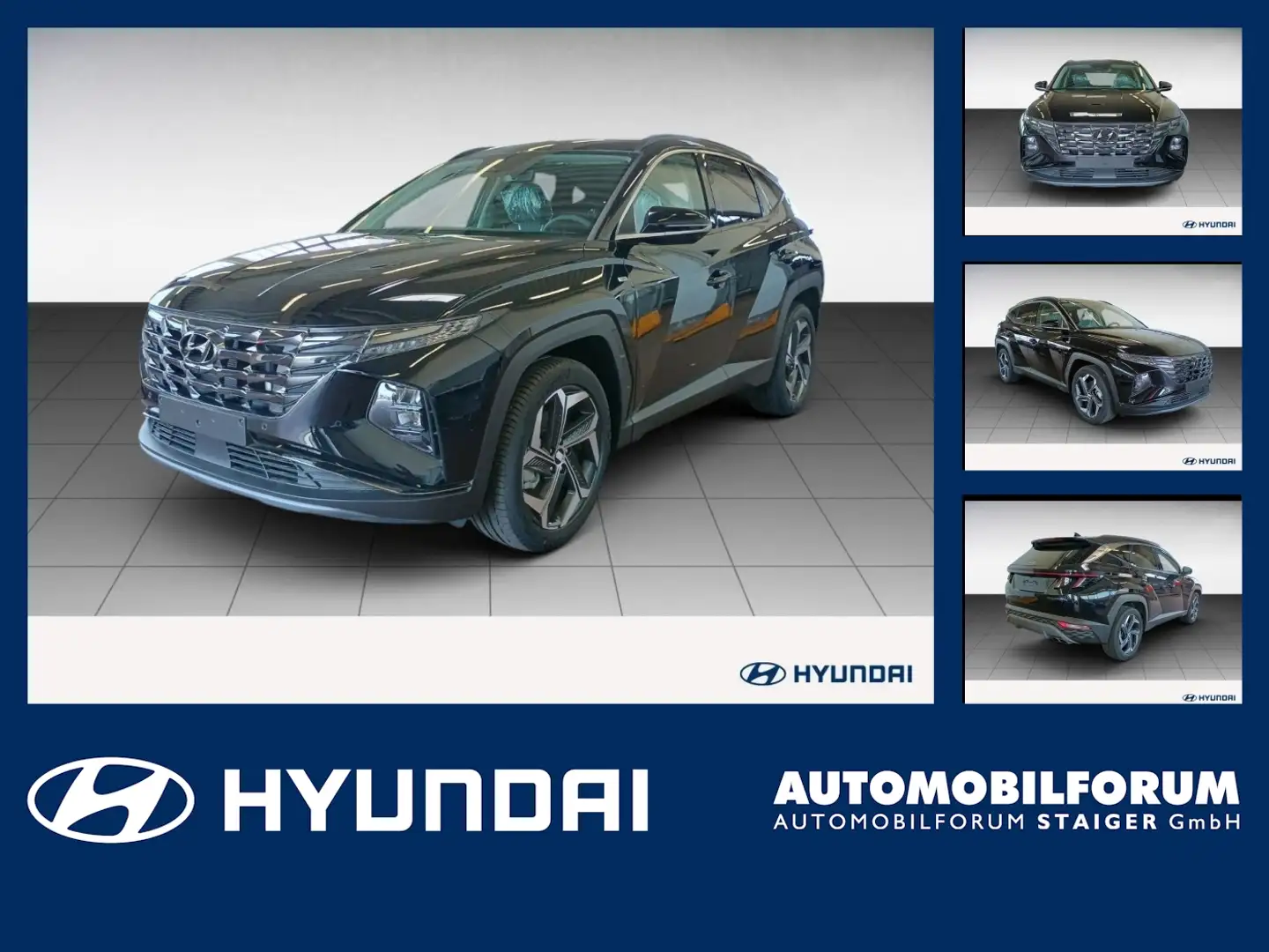Hyundai TUCSON 1.6 T-GDI Prime ACC FLA 4xSHZ SpurH LM Schwarz - 1