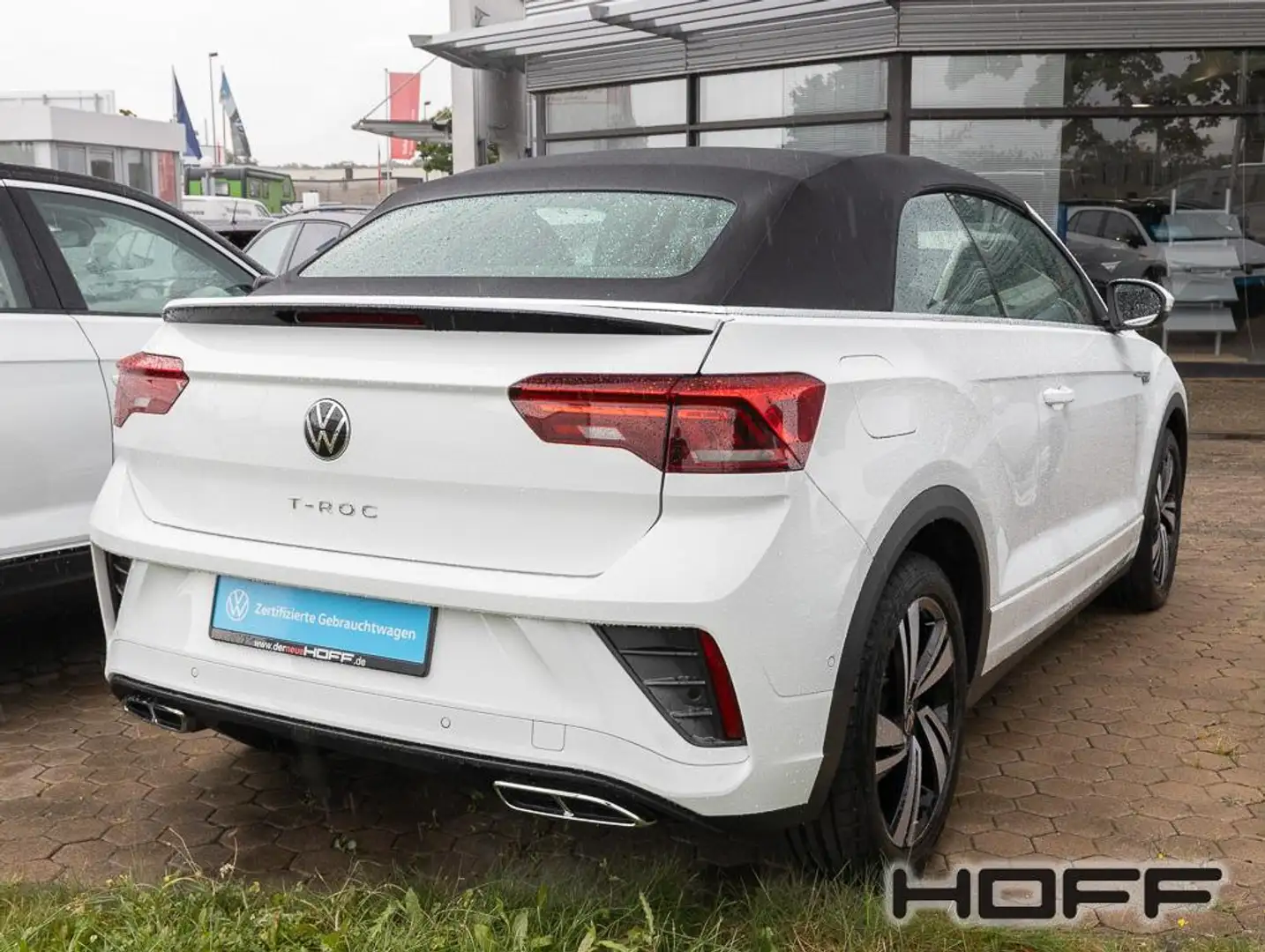 Volkswagen T-Roc Cabriolet 1.5 TSI DSG R-Line LED Navigation AHK Sh Weiß - 2