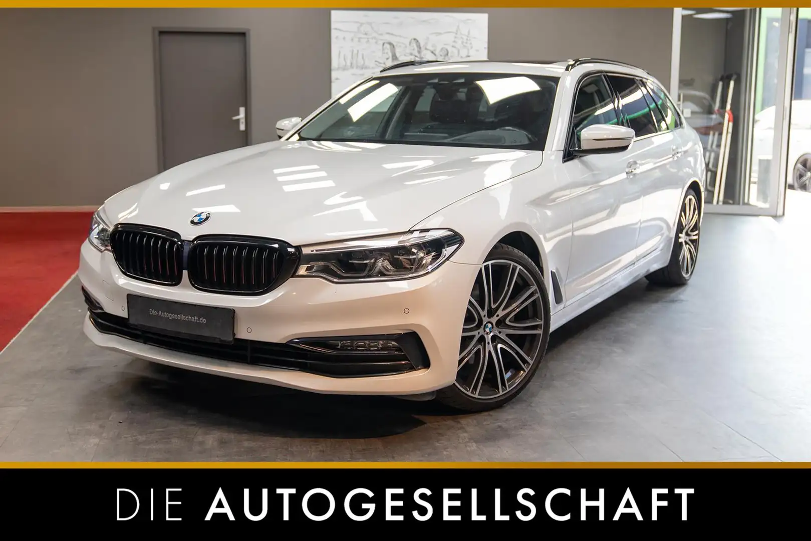 BMW 520 d Luxury Line*LED*NAVI*HUD*KAMERA*PANO*2.HD* Weiß - 1