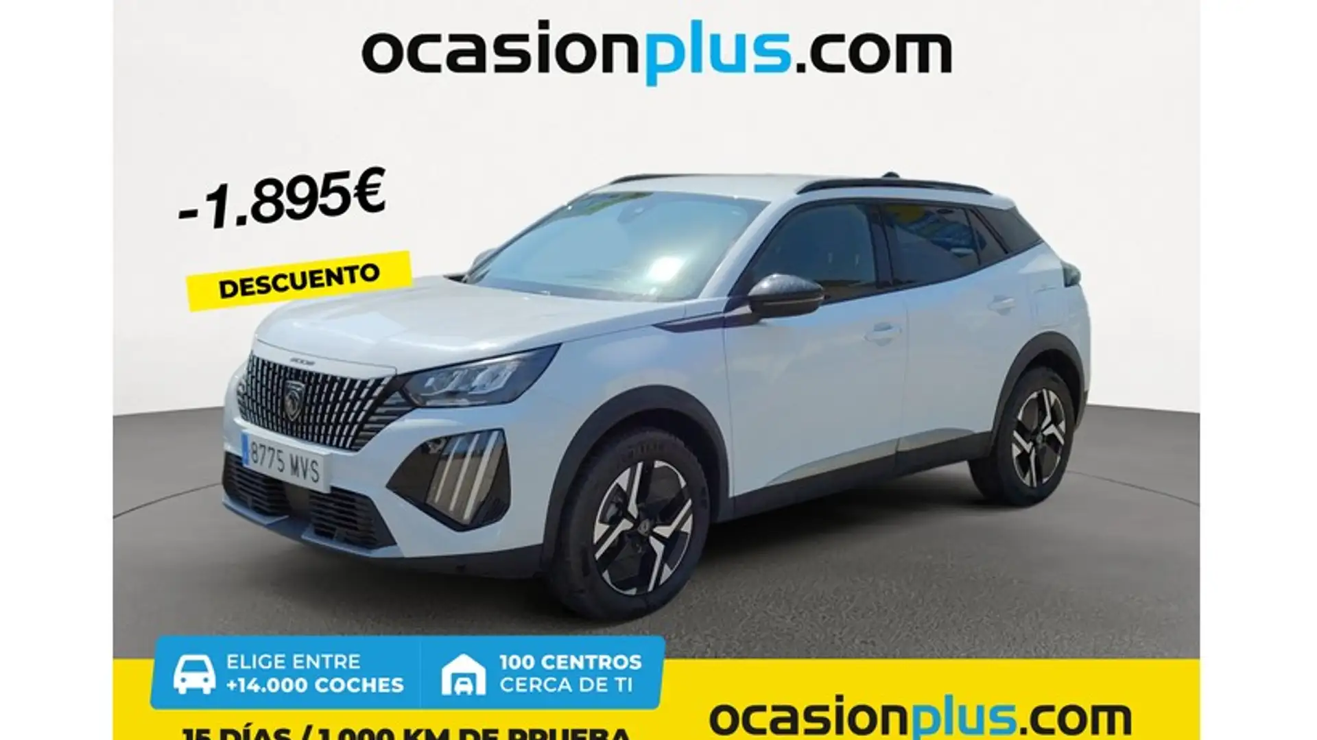 Peugeot 2008 1.2 PureTech S&S Allure EAT8 130 Blanc - 1