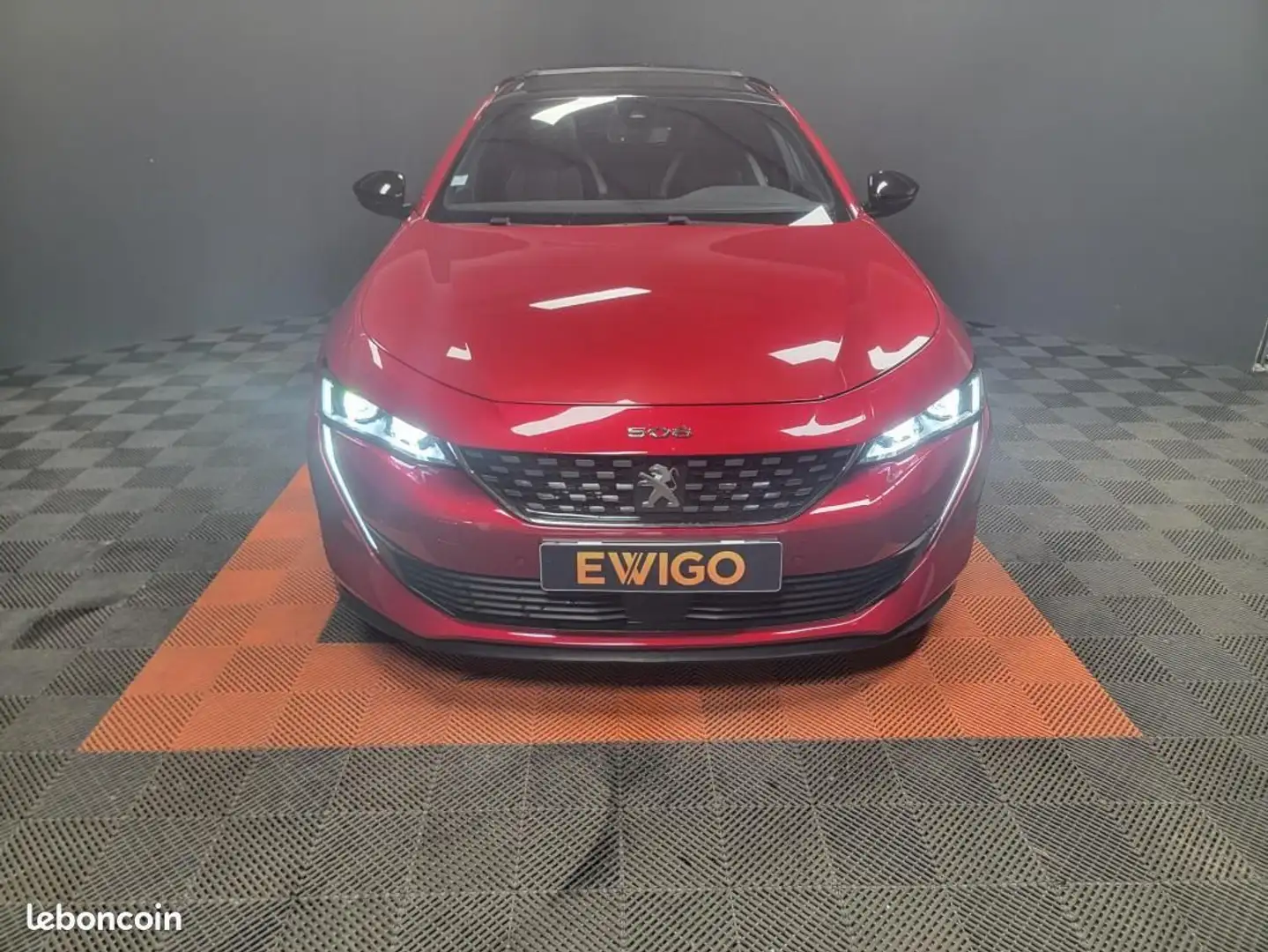 Peugeot 508 2.0 BLUEHDI 180ch GT Line EAT8 Toit ouvrant Rouge - 2