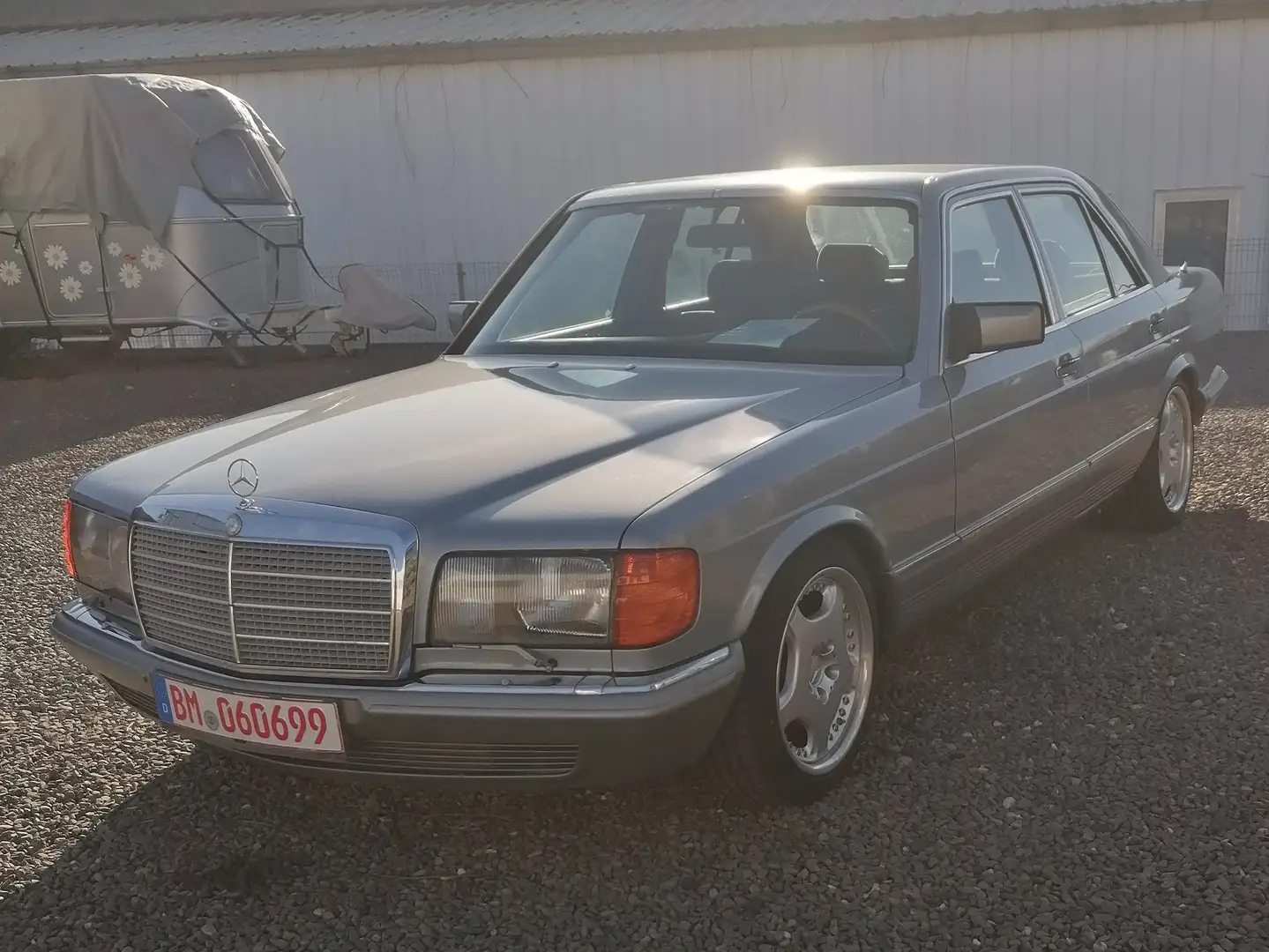 Mercedes-Benz 280 SE W126, Automatik, H-Kennzeichen, Klima, TÜV! Silber - 2