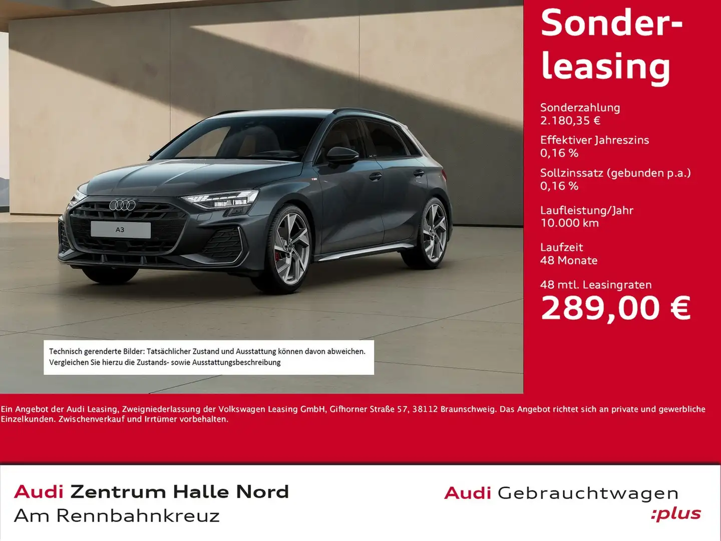 Audi A3 Sportback 35 TFSI S line Grau - 1