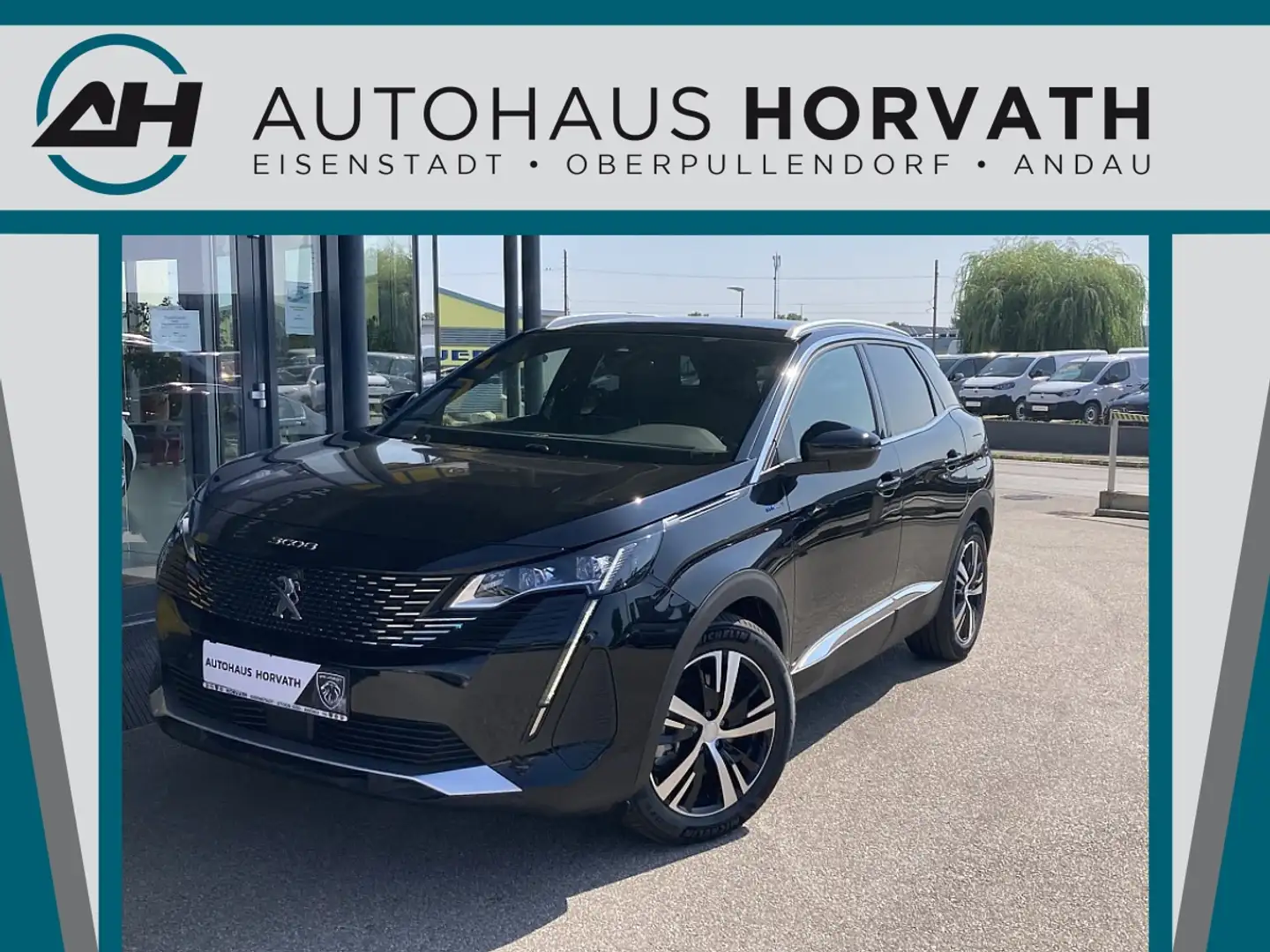 Peugeot 3008 Hybrid 300 e-EAT8 GT Aut. Schwarz - 1