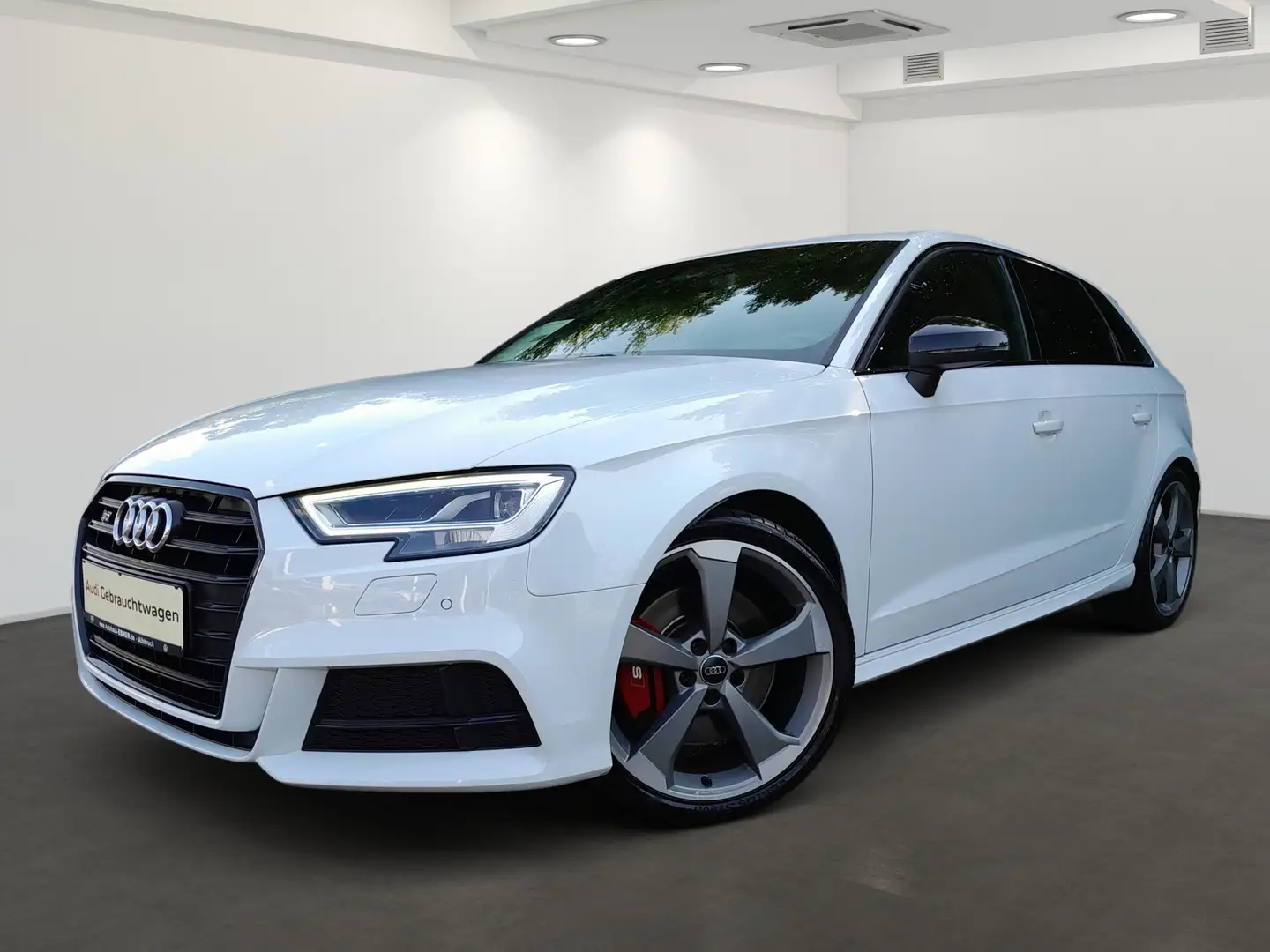 Audi S3 Sportback 310PS QUATTRO SCHALTER! 1.HAND B&O+MATRI Alb - 2