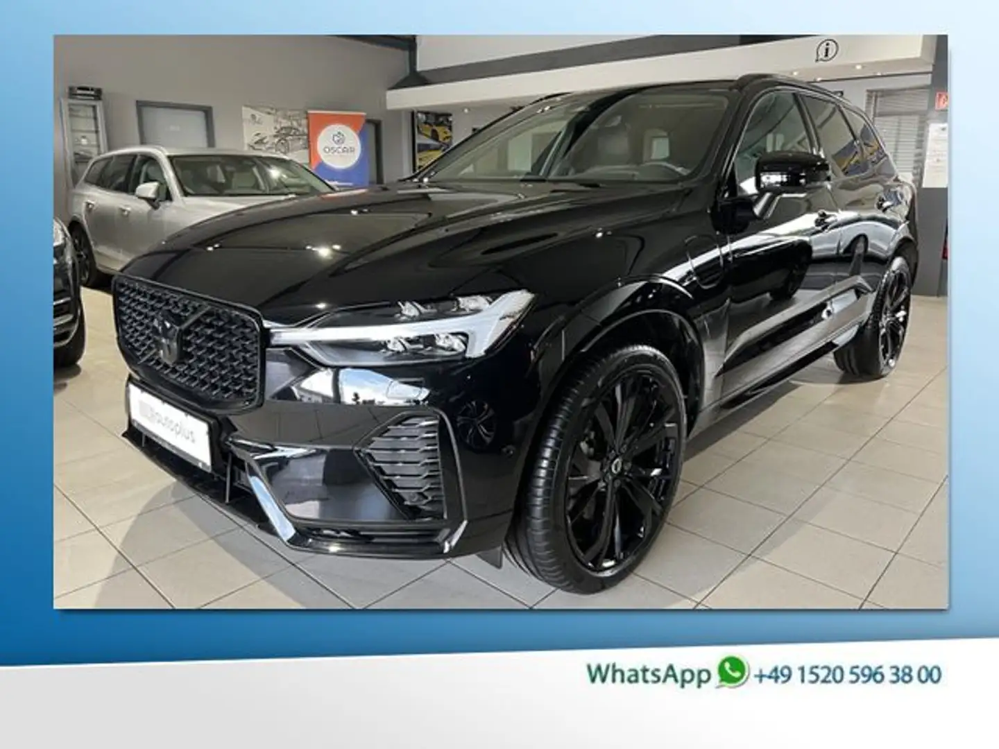 Volvo XC60 T8 Ultra Black Edition Recharge AWD AHK 360 Zwart - 1