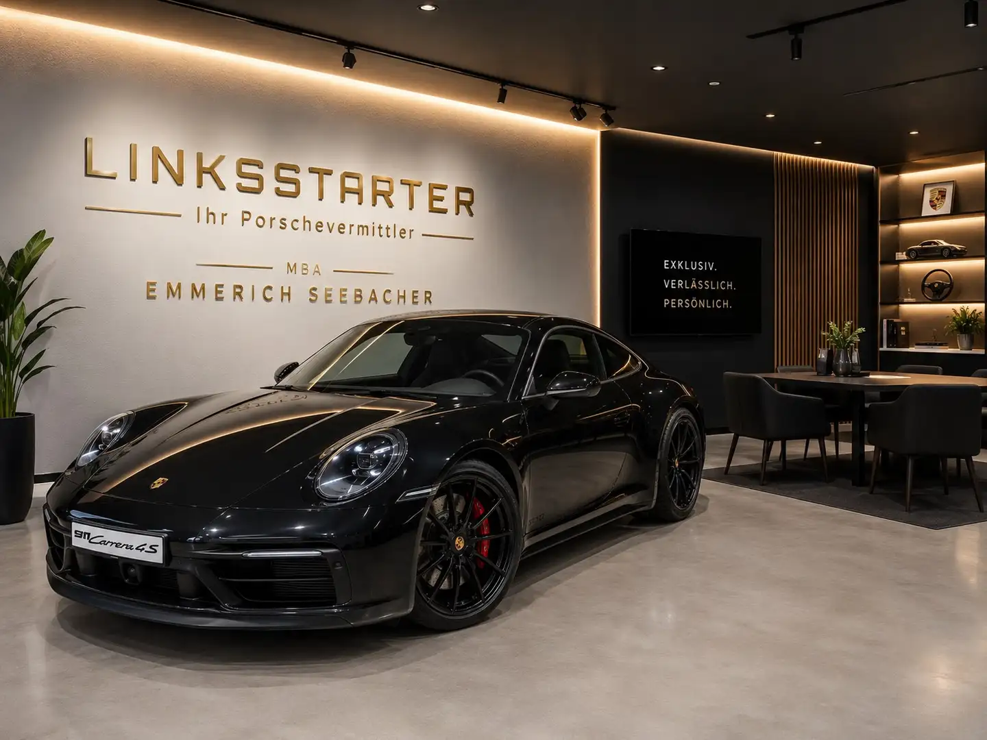 Porsche 992 911 Carrera 4 Coupe S PDK Schwarz - 1