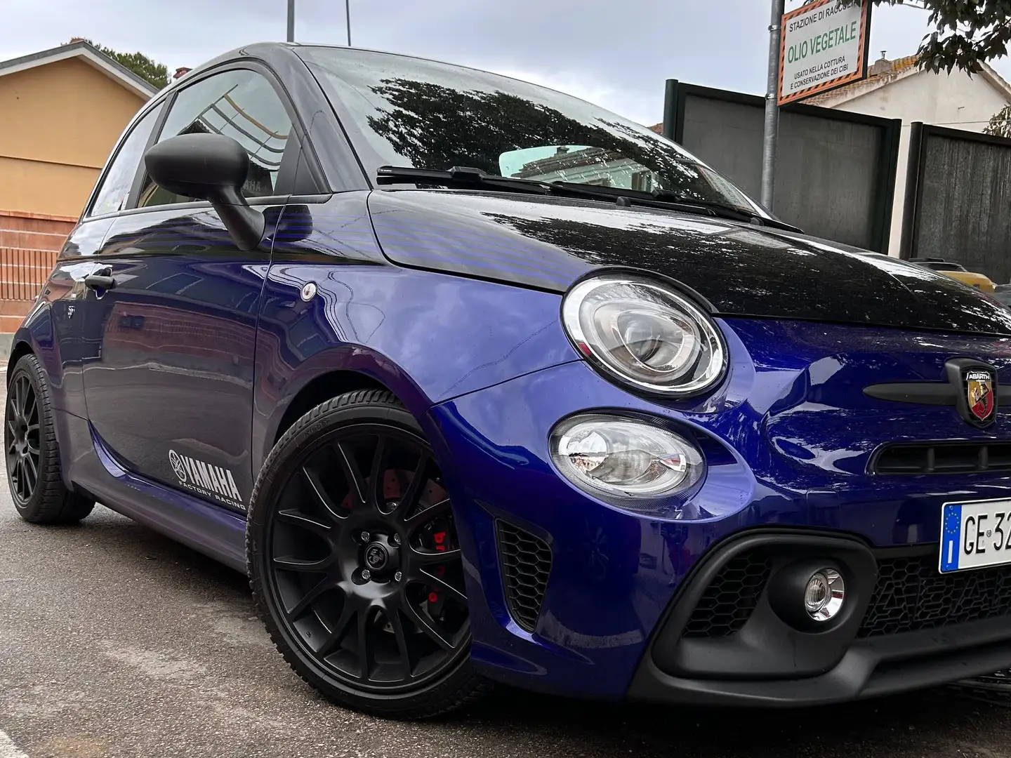 Abarth 595 595 2021 1.4 t-jet Monster Energy Yamaha 165cv Blue - 1