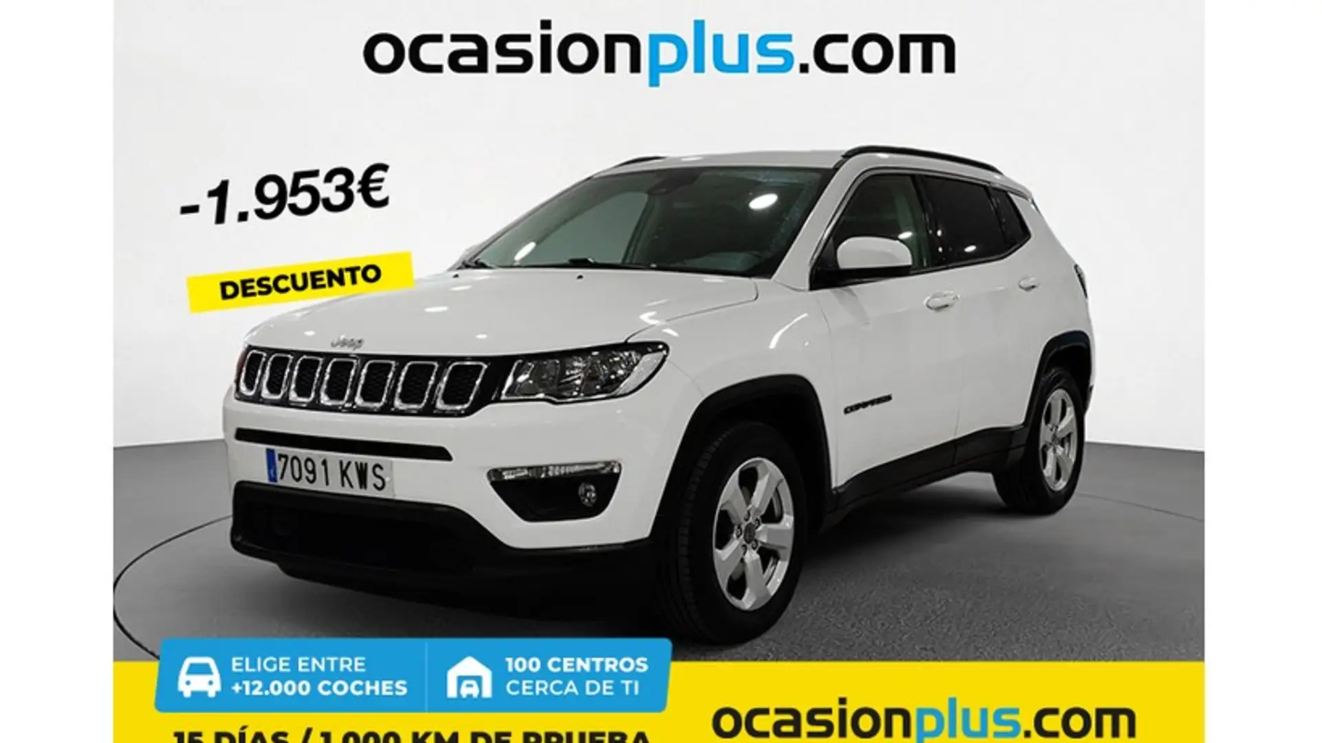 Jeep Compass 1.4 Multiair Longitude 4x2 103kW Blanco - 1