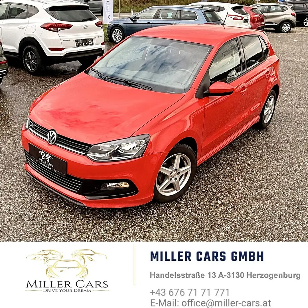 Volkswagen Polo Sport Austria 1,0 R-Design *mit Garantie* Rot - 2