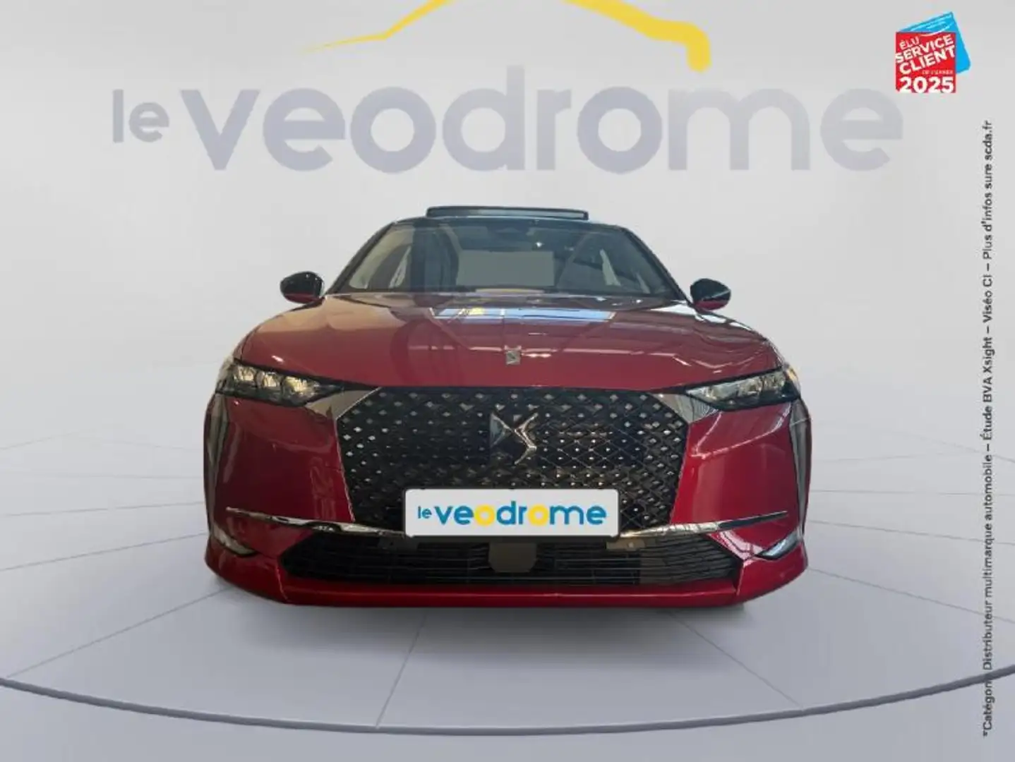 DS Automobiles DS 4 BlueHDi 130ch Trocadero Automatique Touvrant Sieges chauf GPS Camera Rosso - 2
